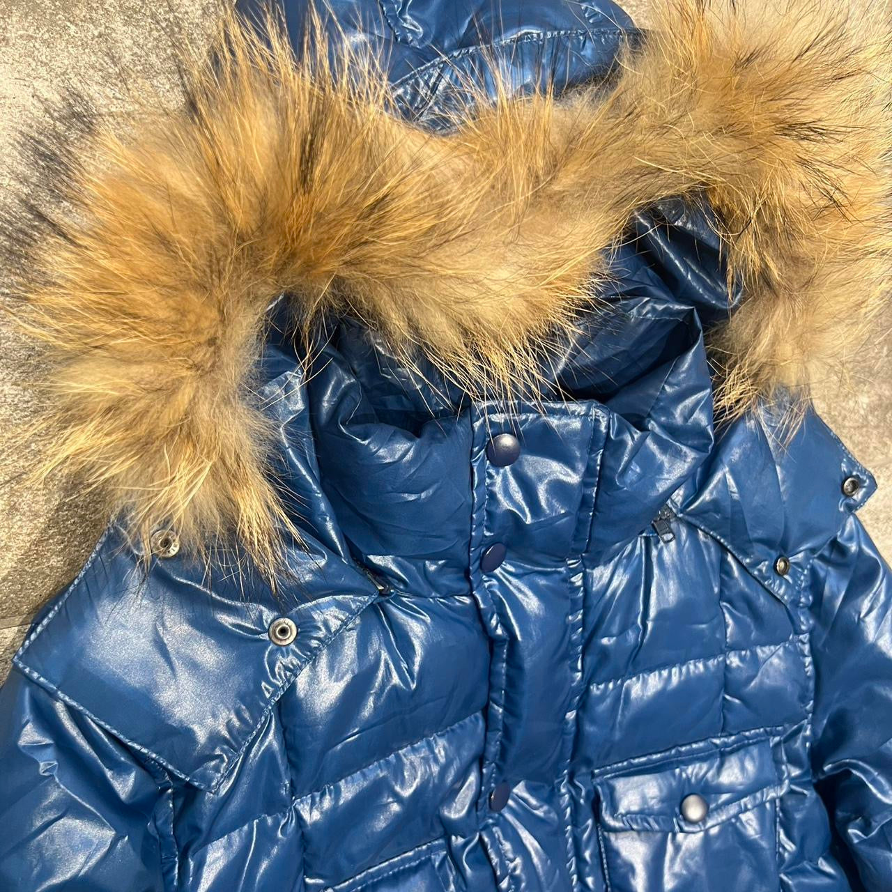 000’s Schlussel Fur Hood Puffer