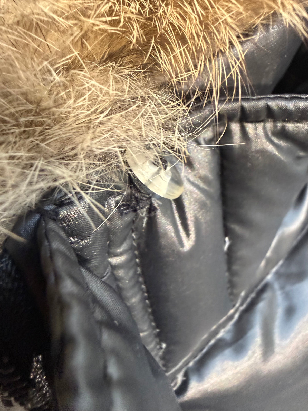 000’s Russ K Fur Collar Puffer (XL)