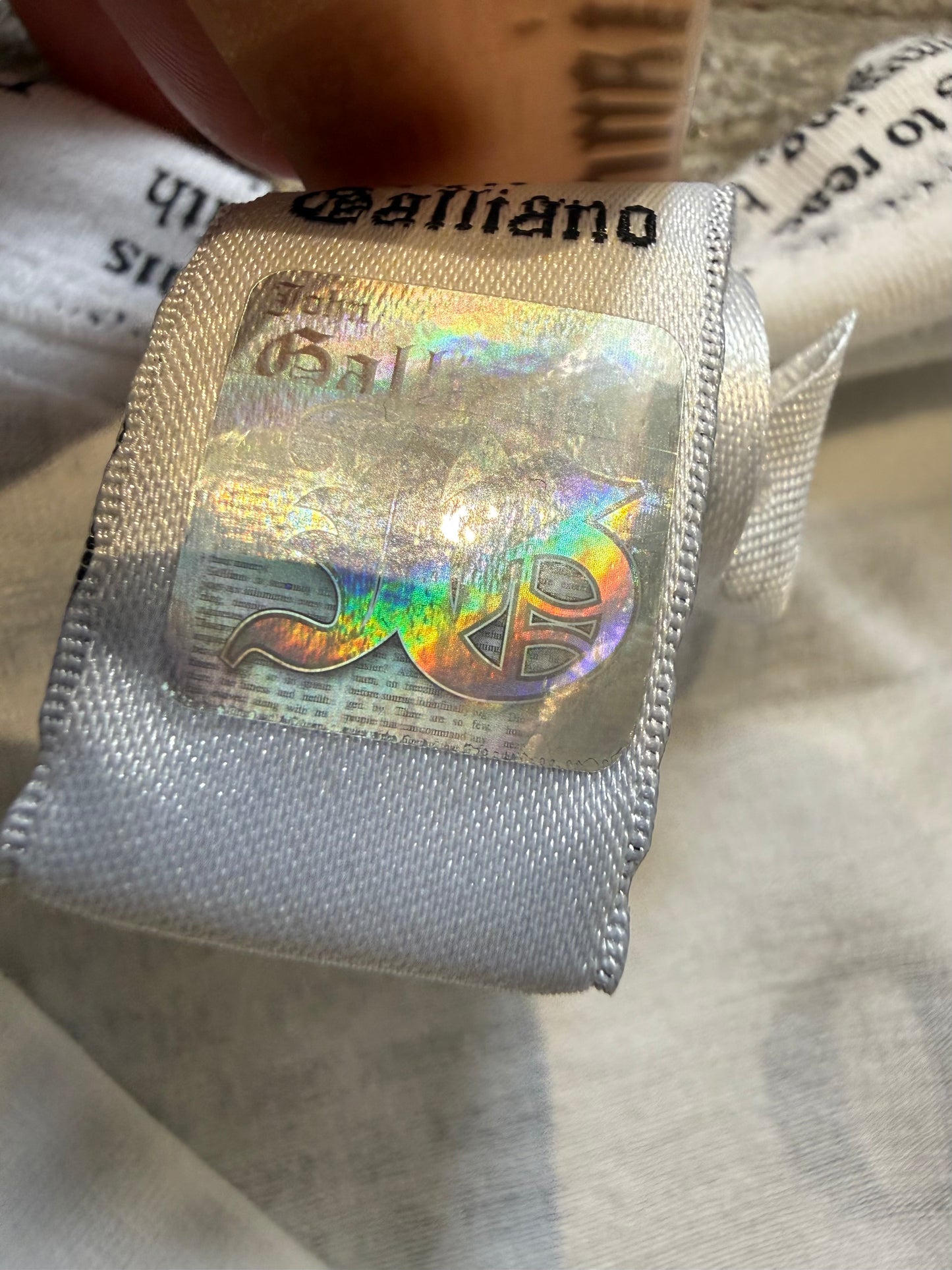 000’s John Galliano Newspaper Tee (L)