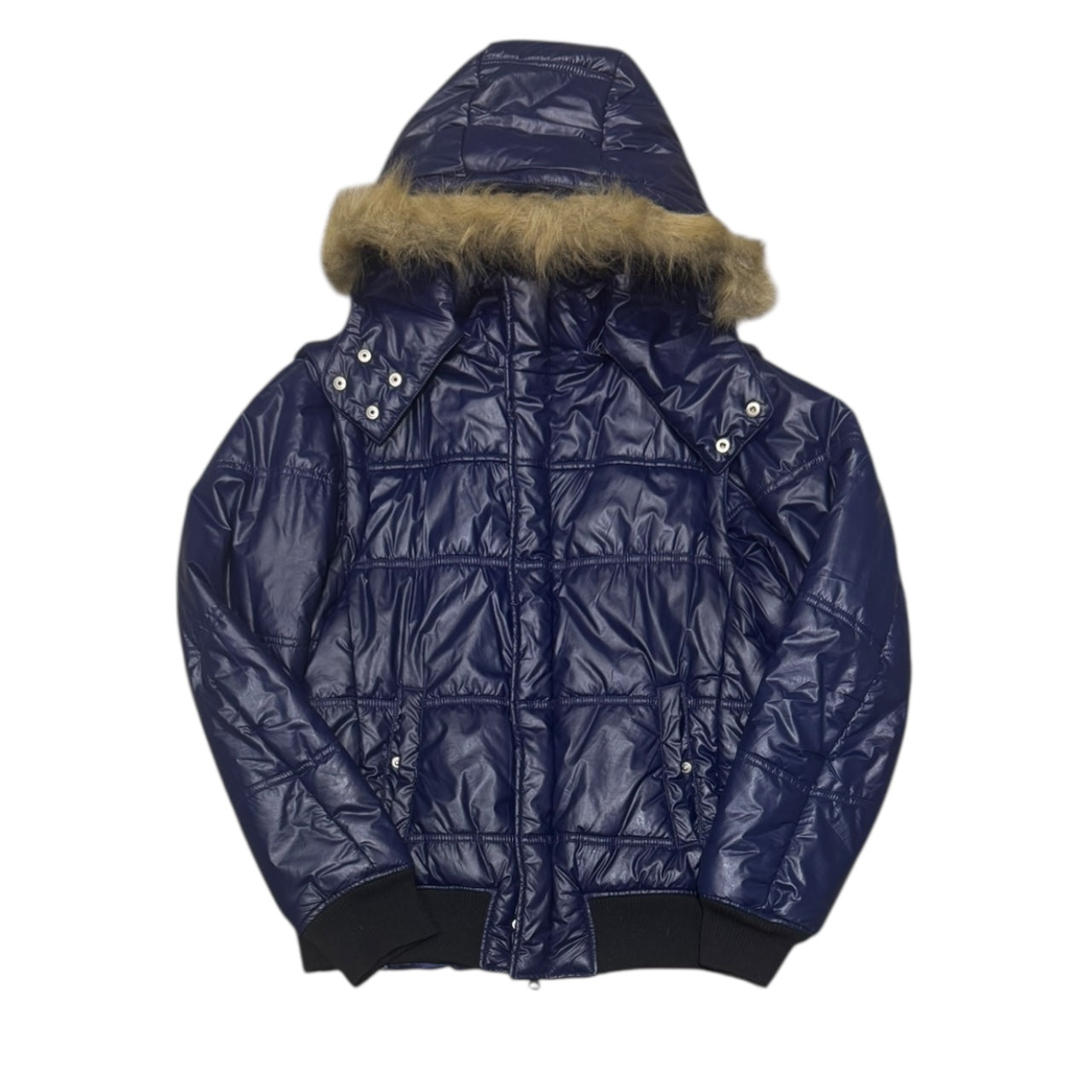000’s Boycott Fur Hood Puffer (M)