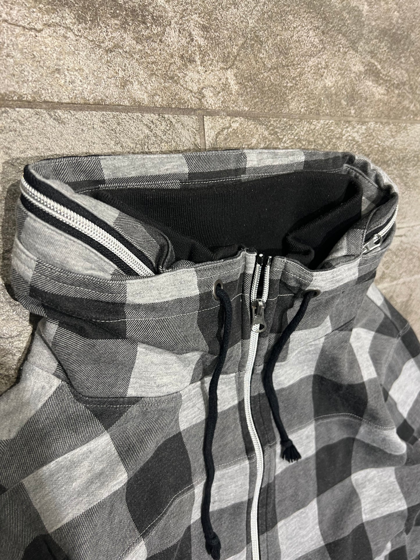 000’s Euroyal Plaid/Checkered Bono Hoodie