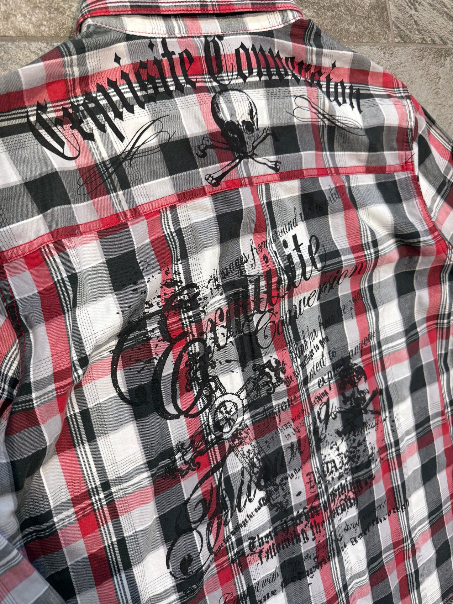 000’s Dadaist Plaid Flannel (M)