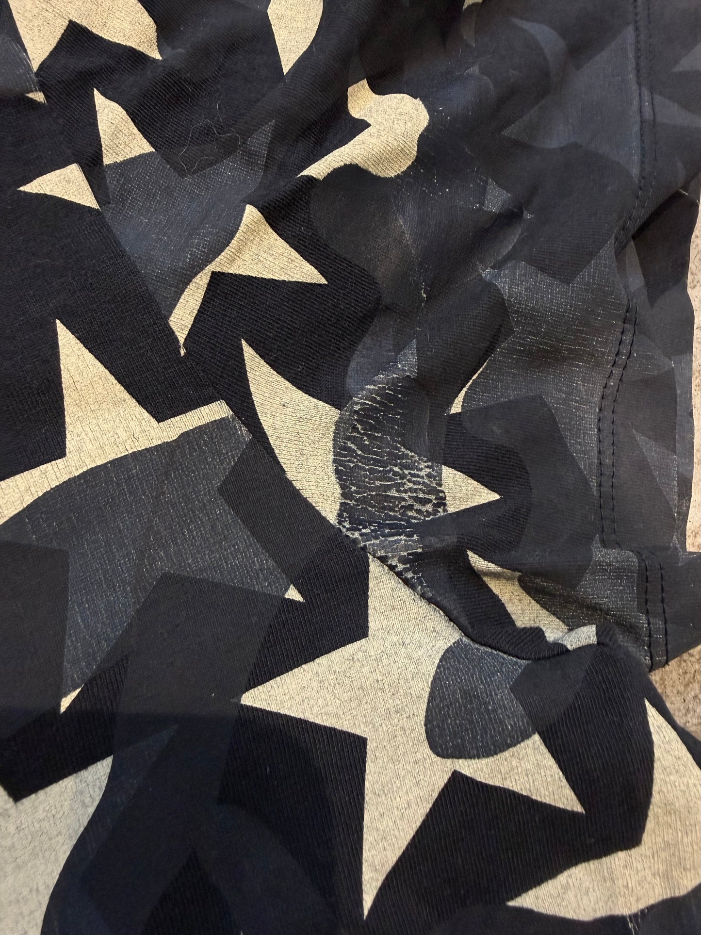 Valentino Garavani Studded Camo Stars Tee (M)