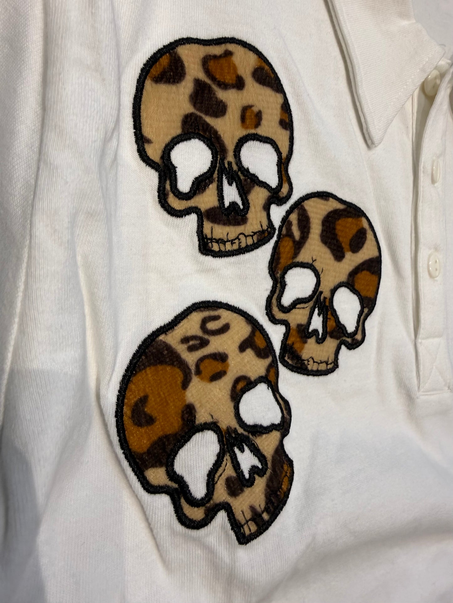 000’s Confiliere Leopard Skull Polo (M)
