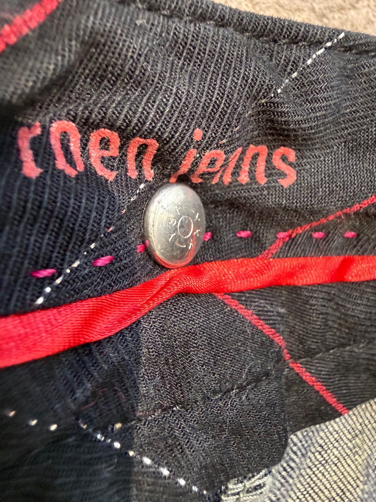 000’s Roen Skull Studded Jeans (33”)