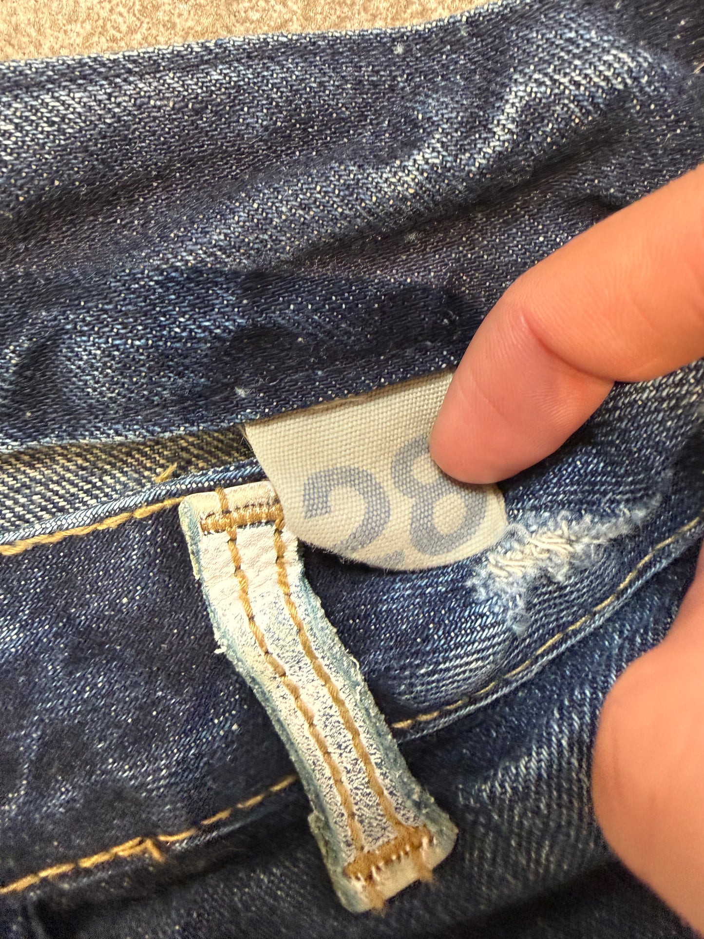 000’s Lolita Union Jack Jeans (28”)