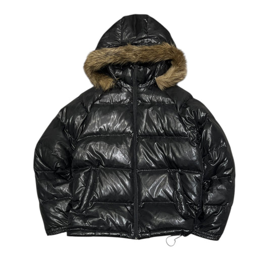 000’s Glossy Edwin Fur Puffer Jacket (XL)
