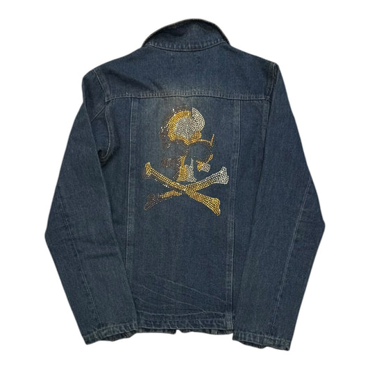 000’s Bernings Sho Skull Denim Jacket (S)