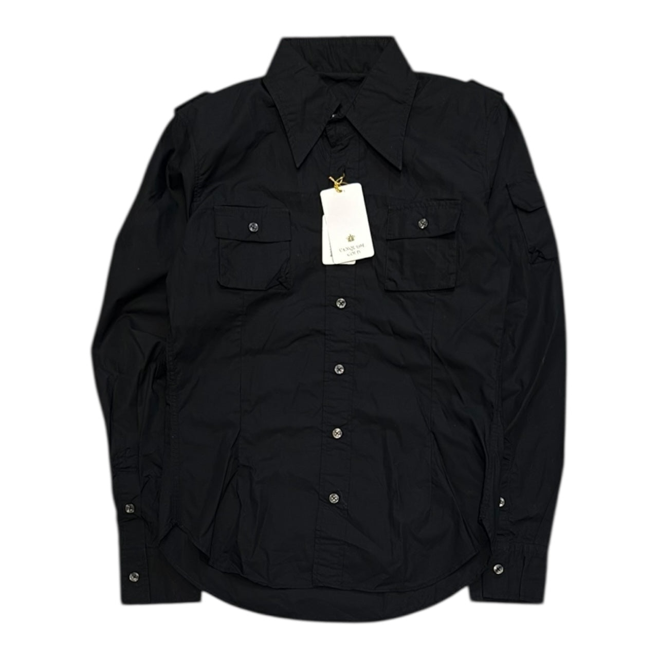 000’s Vanquish Gold Skull Shirt (S)