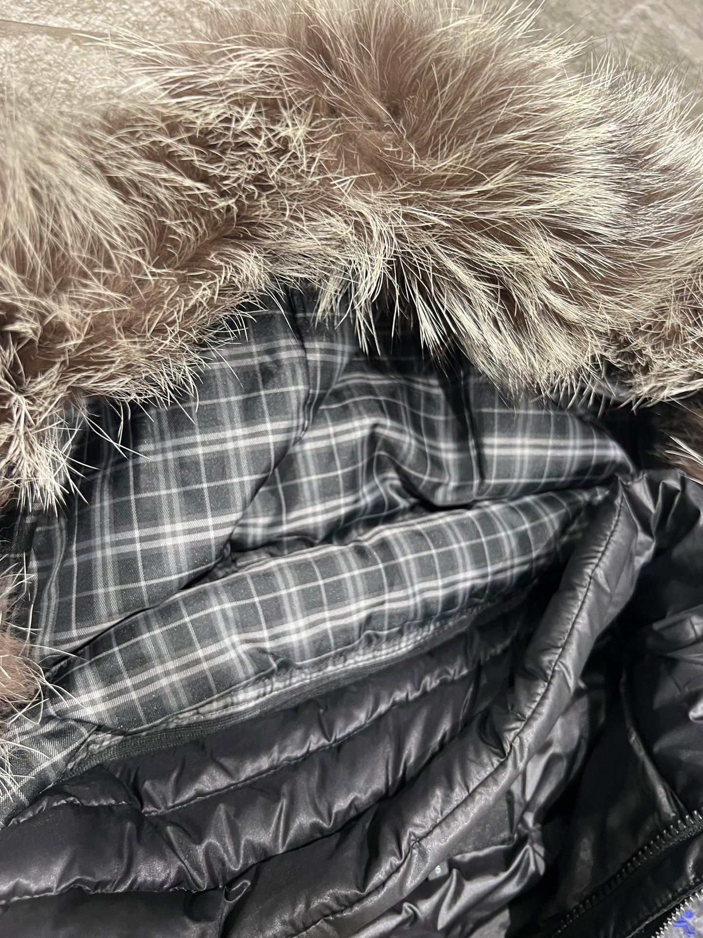 000’s Burberry Fur Puffer