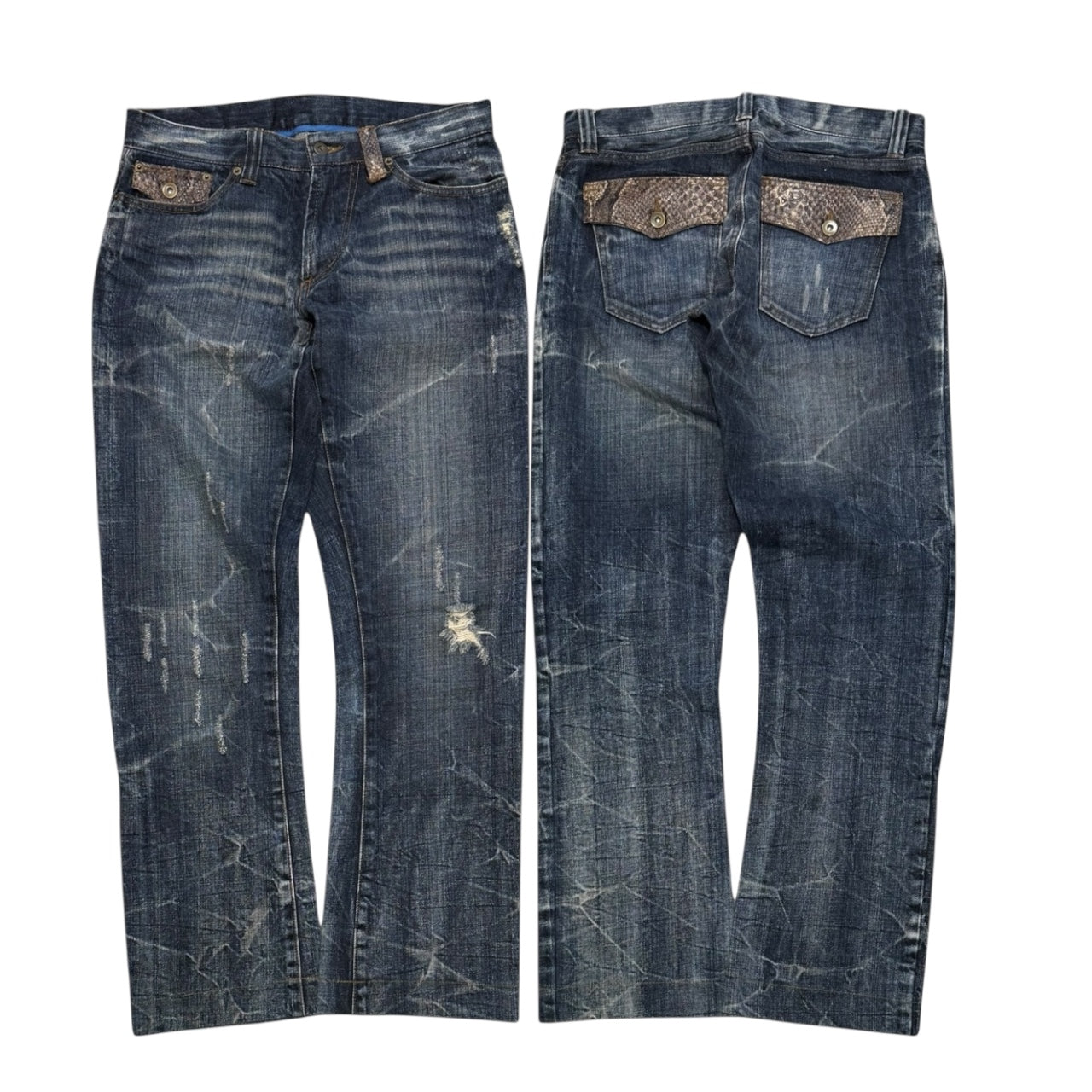 000’s Takaiq Snakeskin Jeans