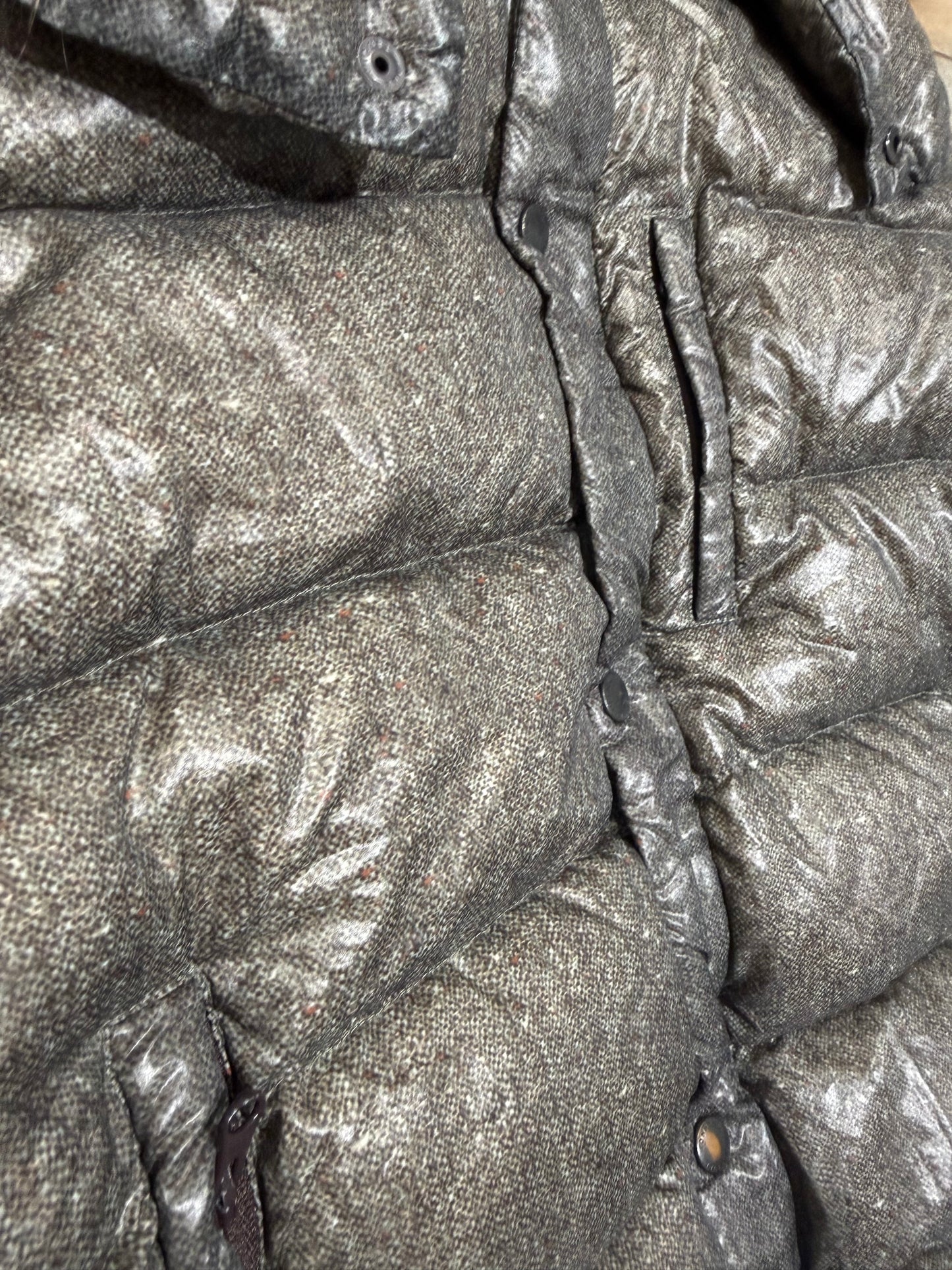 000’s John Bull Glossy Fur Hood Puffer (M)