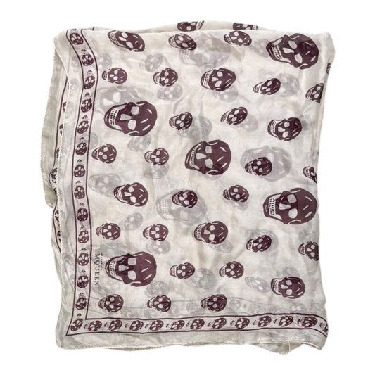 000’s Alexander McQueen Silk Skull Scarf