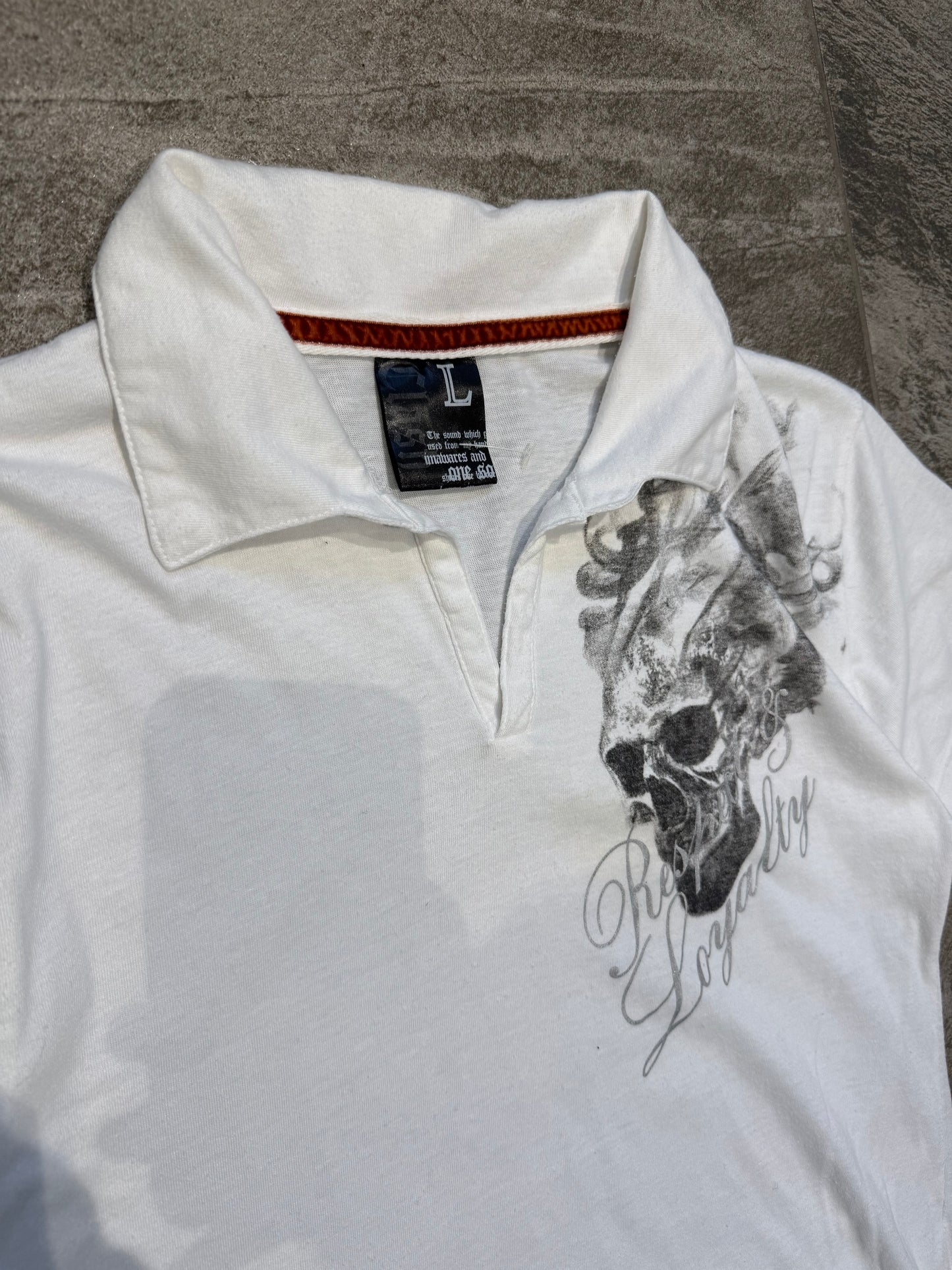 000’s Clash Ahead Skull Polo (M)