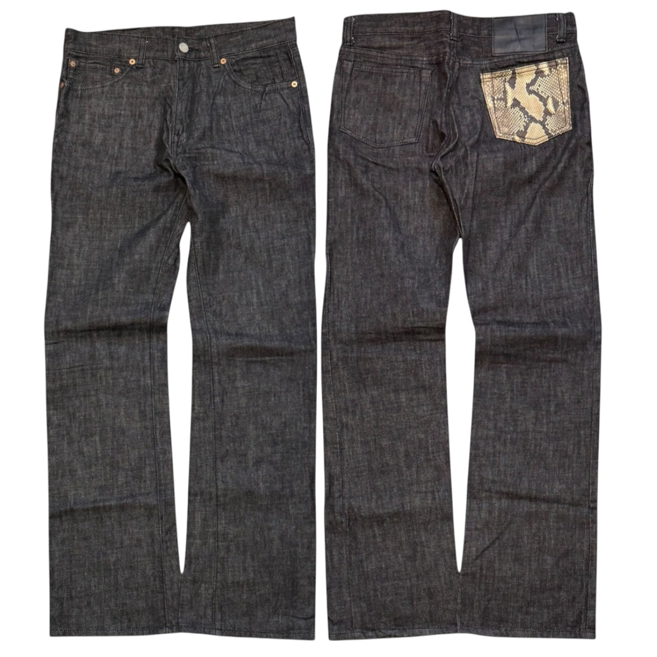 000’s Tokyo Python Skin Jeans (30”)