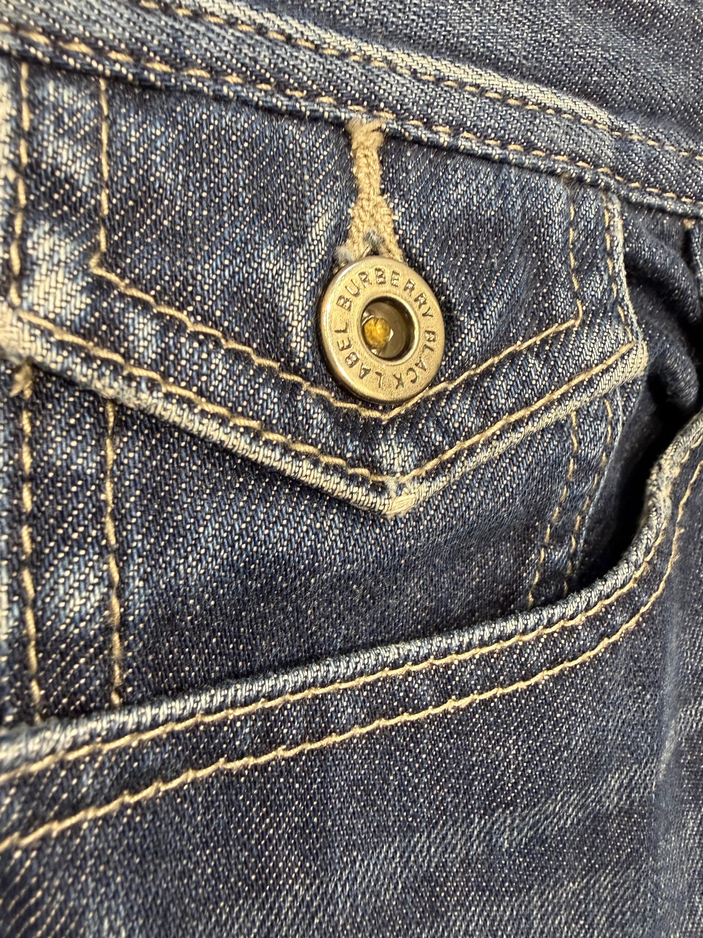 000’s Burberry Flap Pocket Jeans (29”)