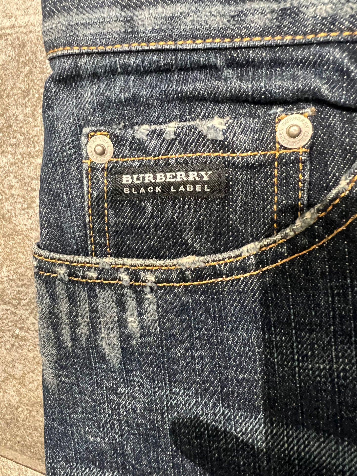 000s Burberry Black Label Denim Jeans