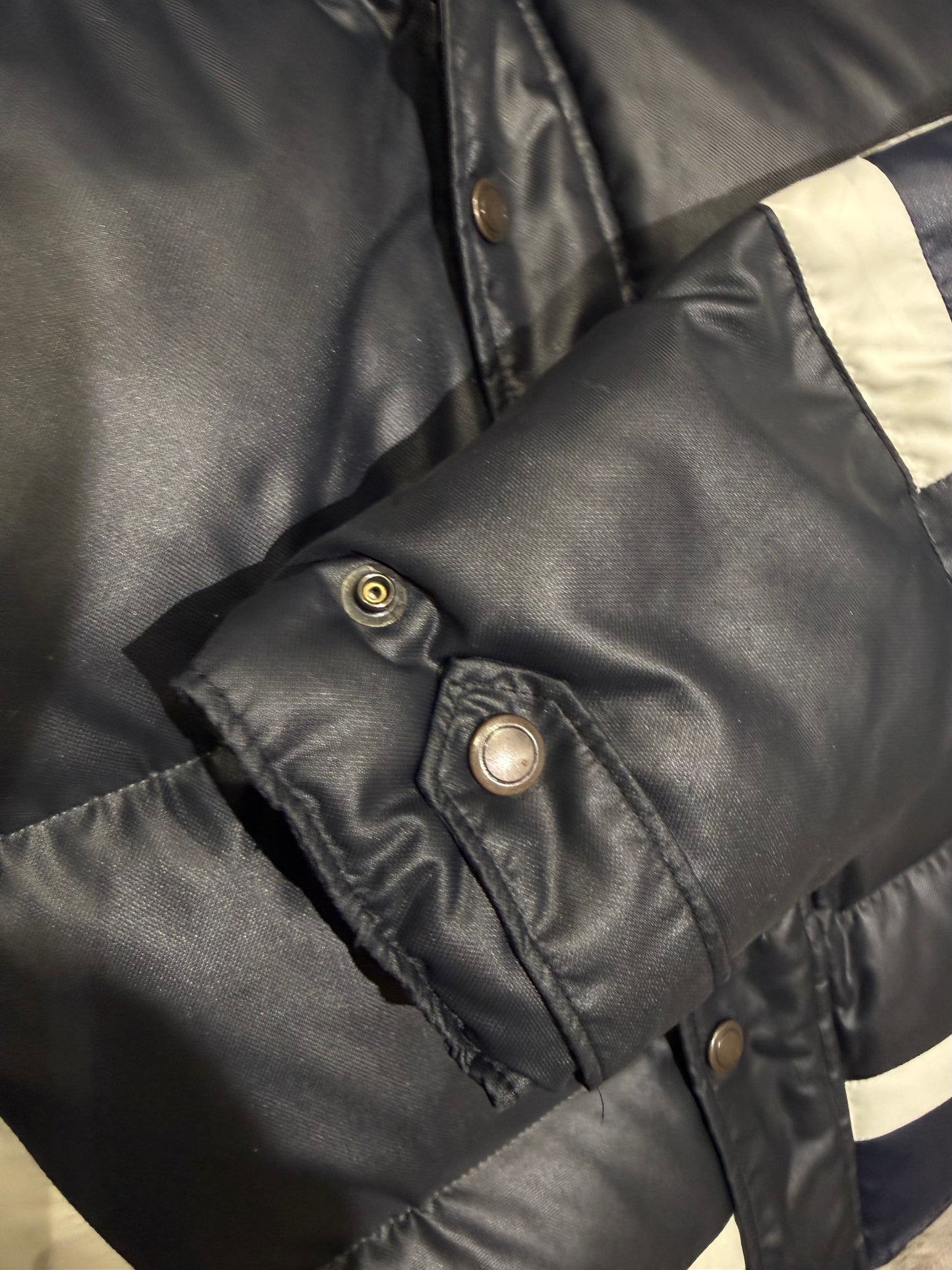 000’s Black Ridge Fur Collar Puffer (M)
