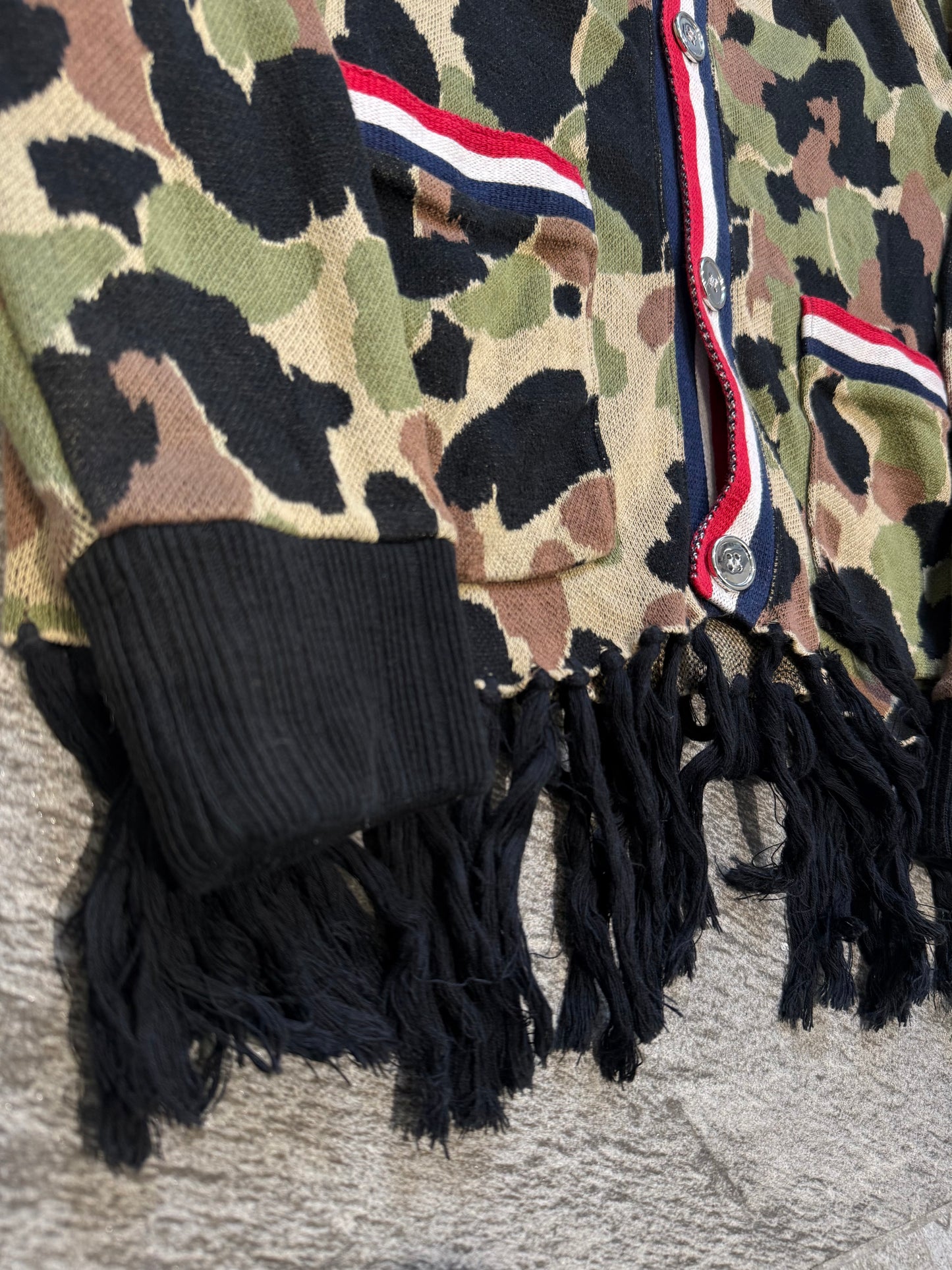 000’s Armed Camo Fringed Hoodie (S)