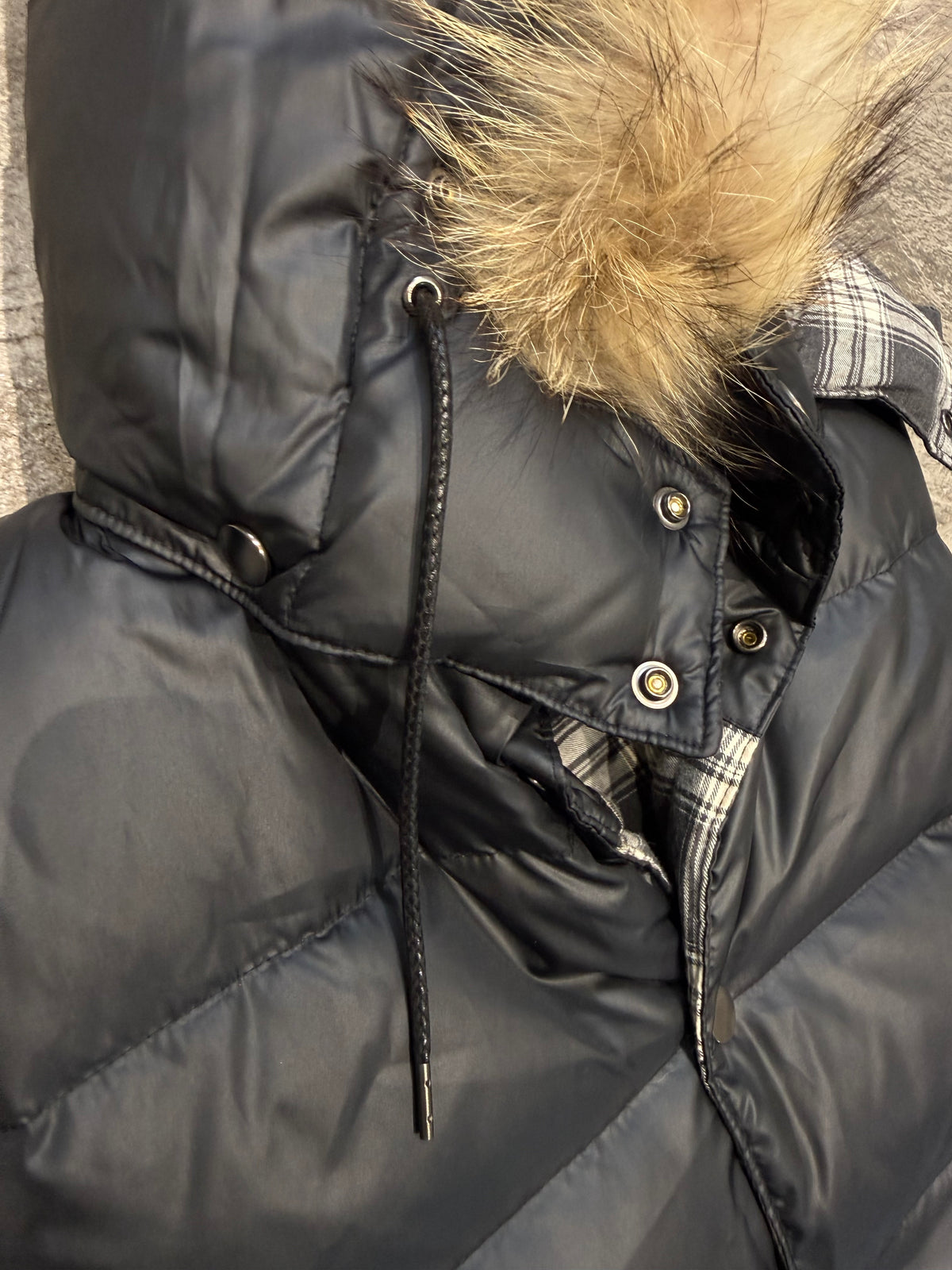 000’s Bigi Fur Hooded Gilet (S)