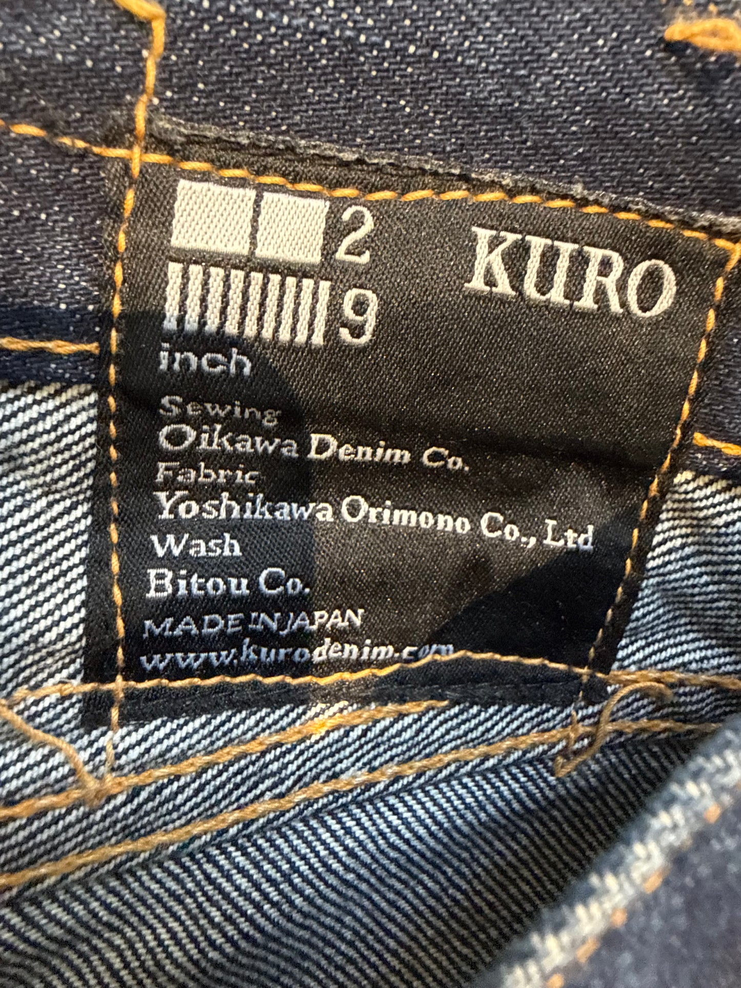 000’s Kuro Selvedge Jeans (30”)
