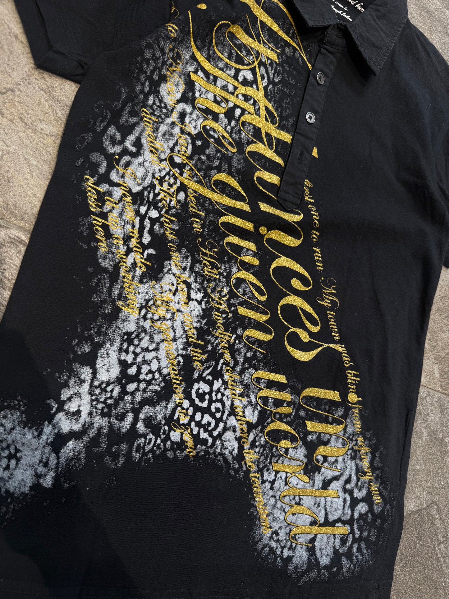 000’s Clash Ahead Leopard Polo (S)