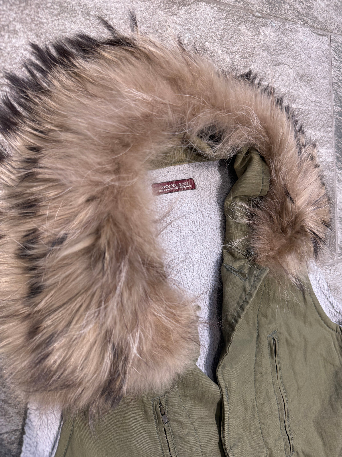 000’s Urban Research Fur Collar Gilet (XS)
