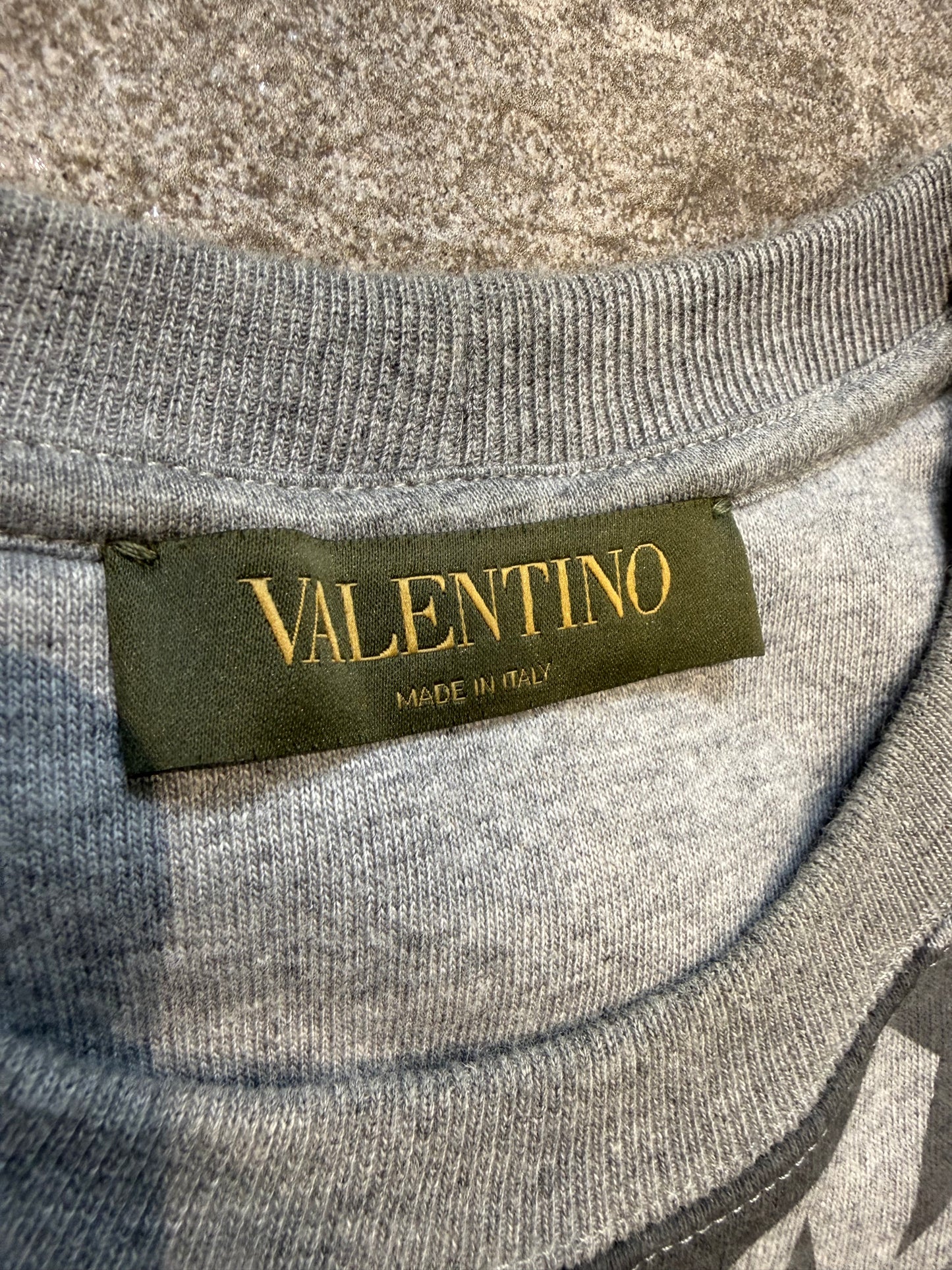 Valentino Camo Stars Print Jumper (M)