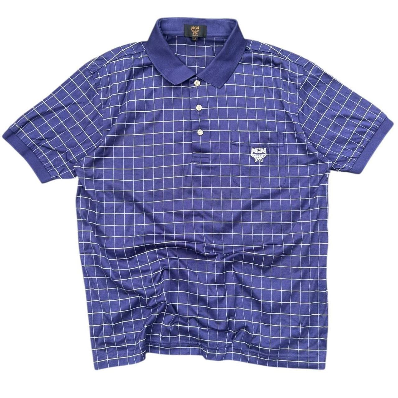 Vintage MCM Grid Polo