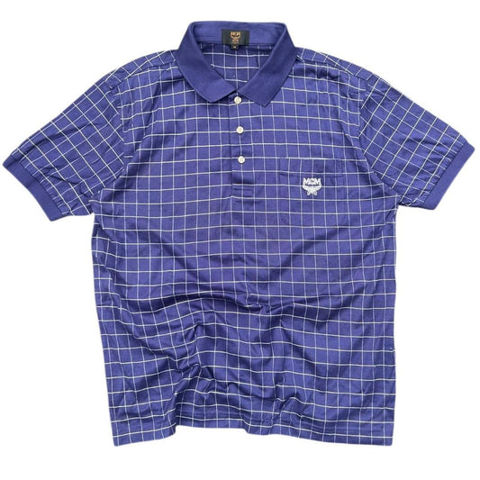 Vintage MCM Grid Polo
