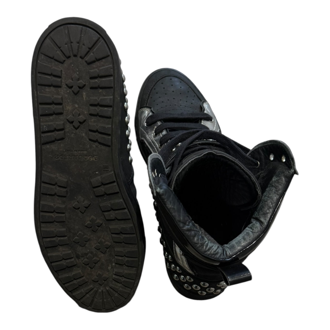 Dsquared2 Studded High Tops (UK 10)