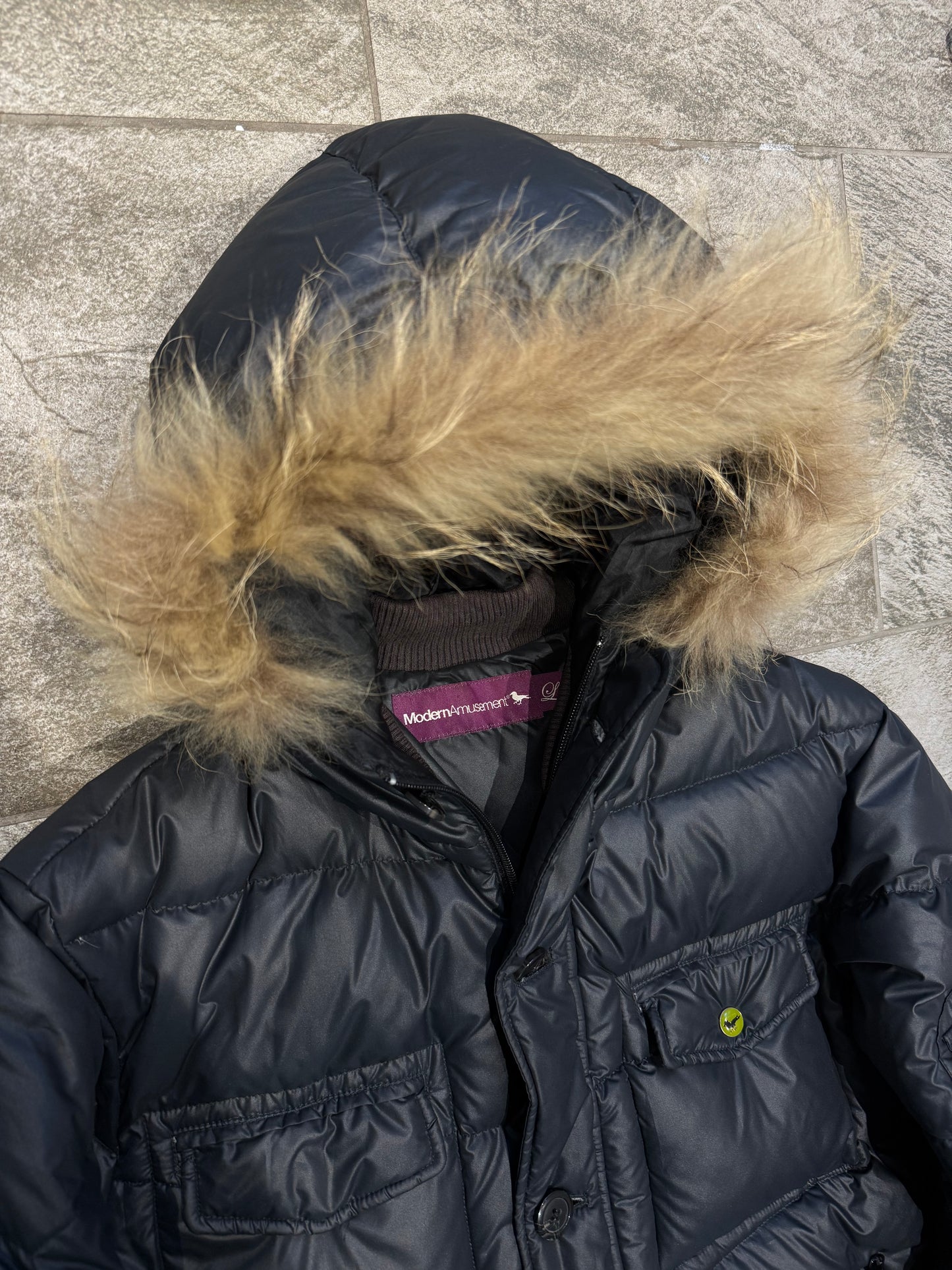 000’s Modern Amusement Fur Puffer (L)