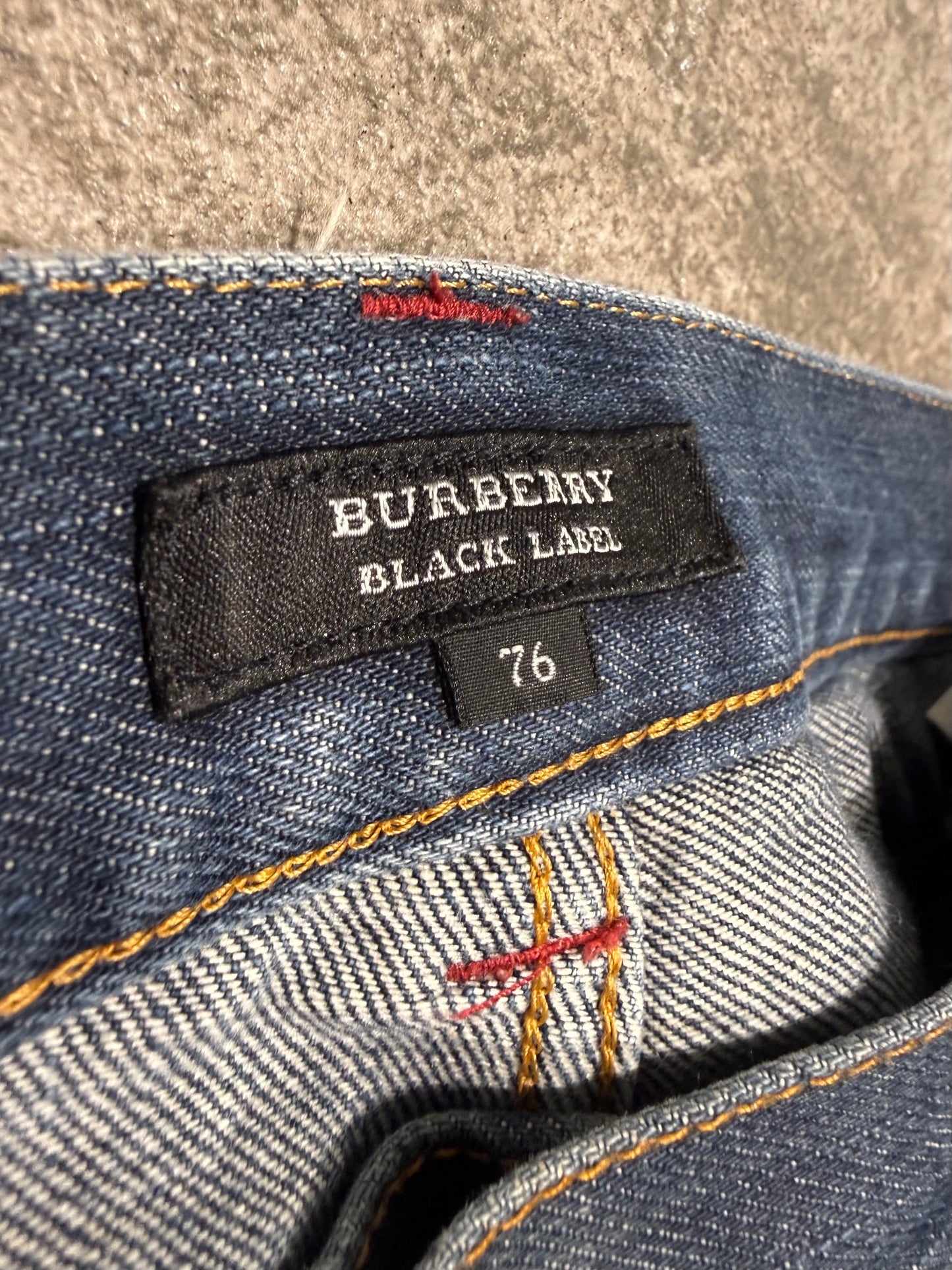 000’s Burberry Grid Jeans (33”)