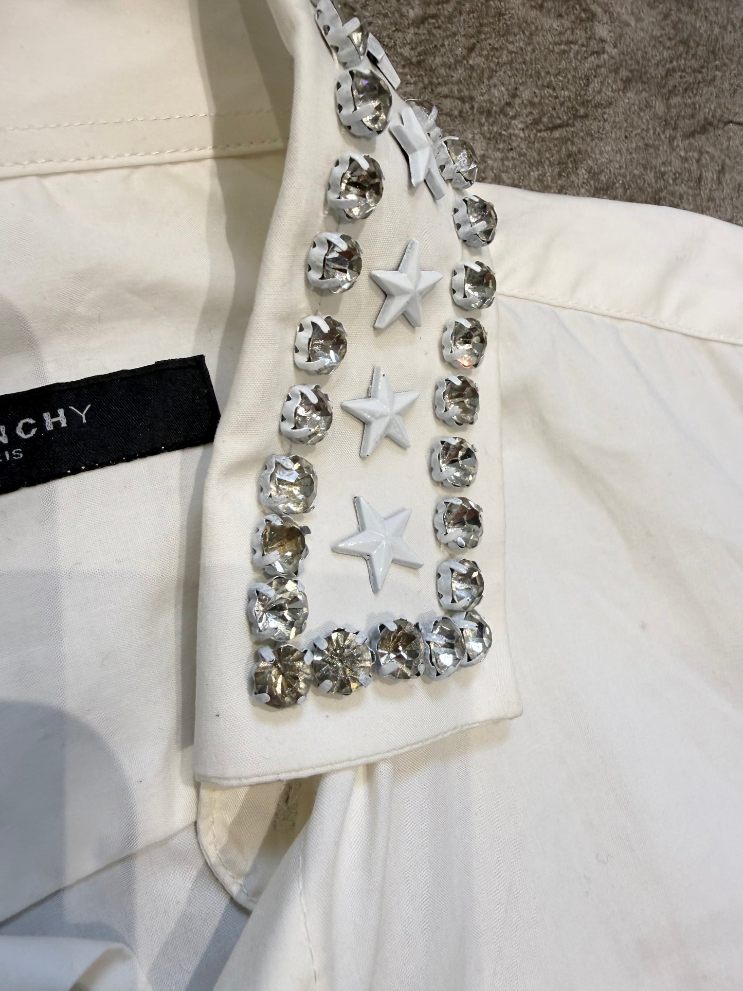 Givenchy 2012 Stars Rhinestone Shirt (S)