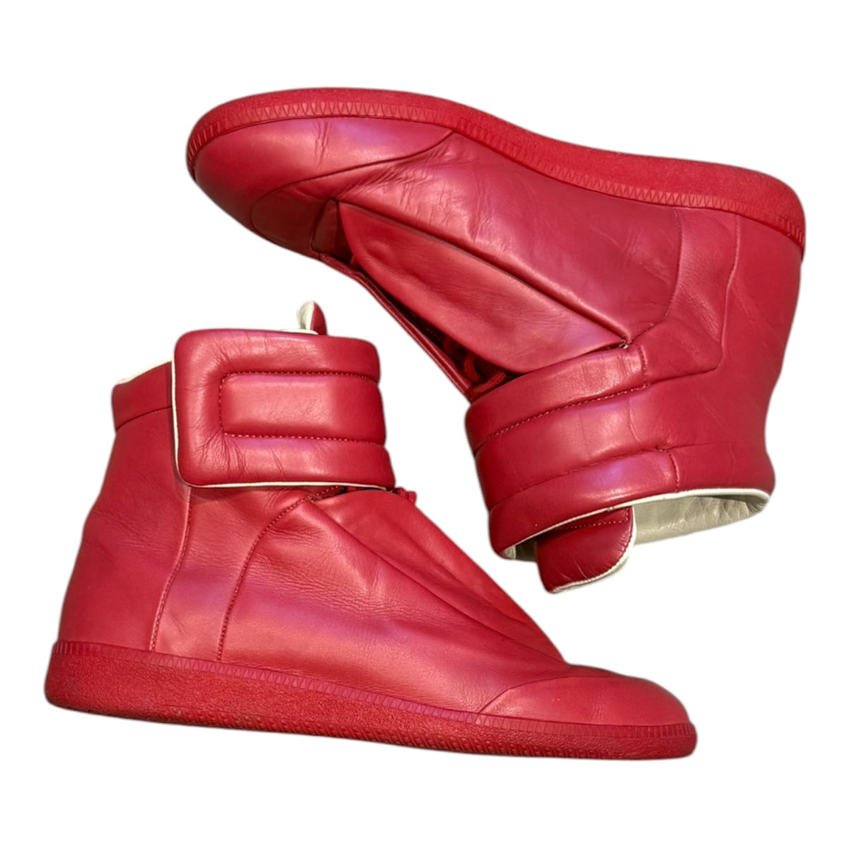 Maison Margiela Red Future High Tops (EU 42 - UK 8)