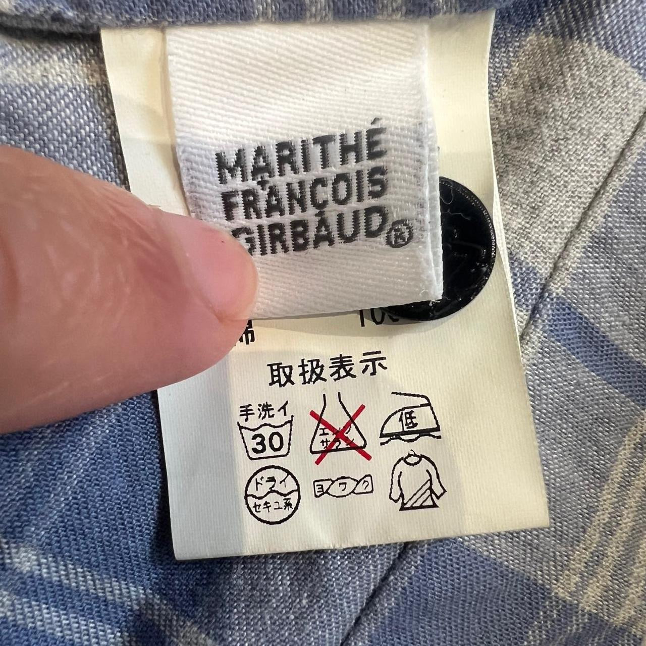 Marithé + Francois Girbaud Plaid Shirt