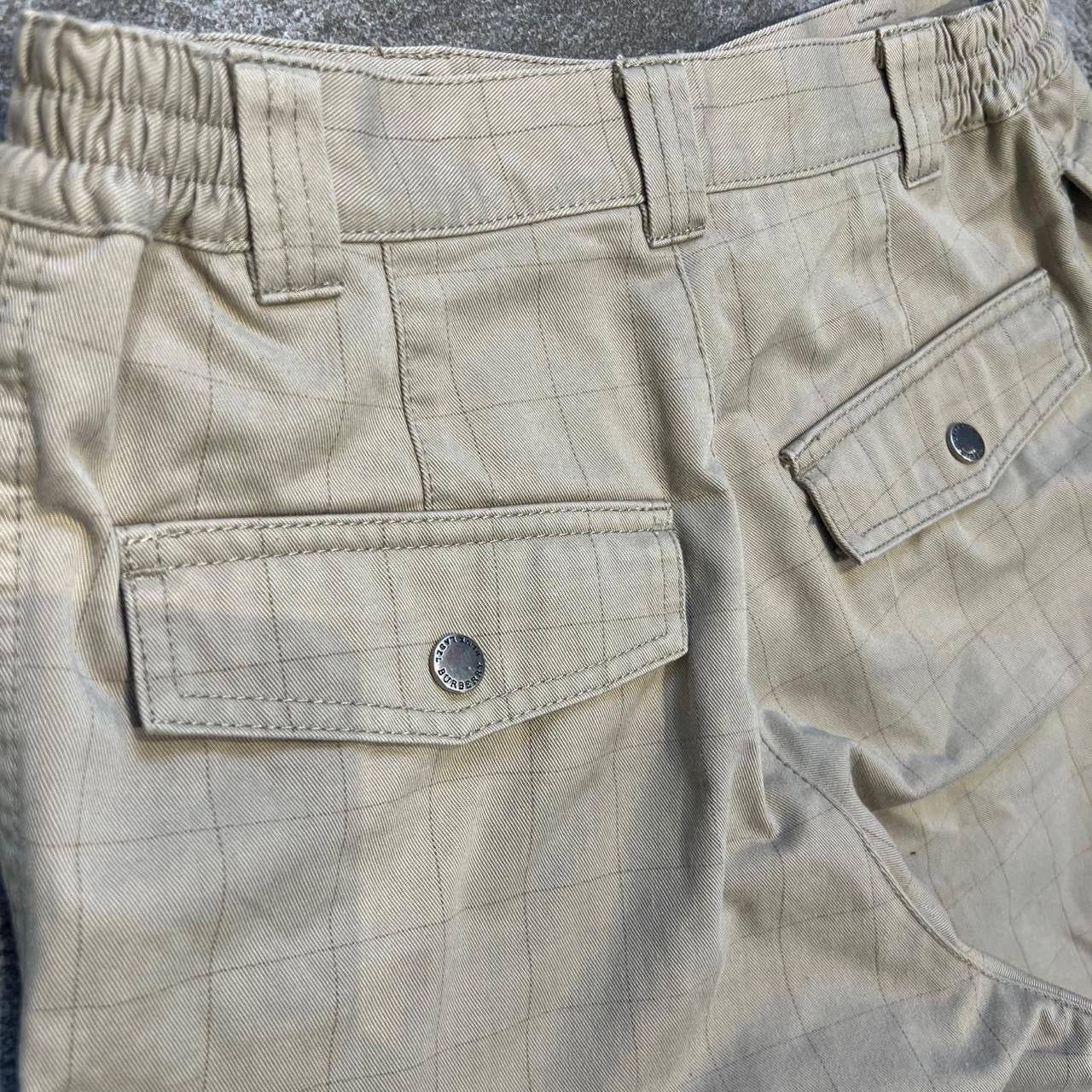 000’s Burberry Grid Cargo Shorts