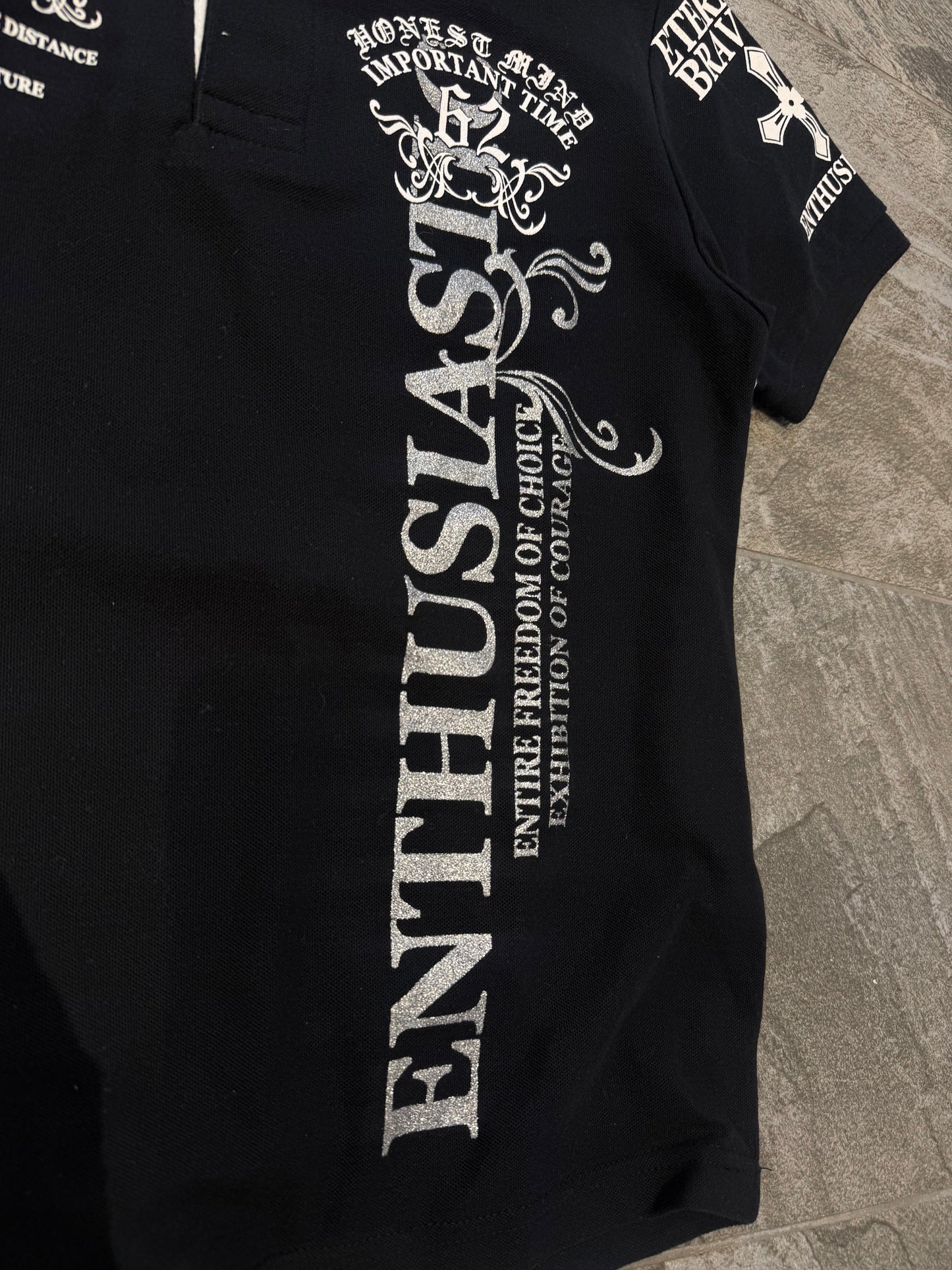 000’s Japanese Script Polo (S)