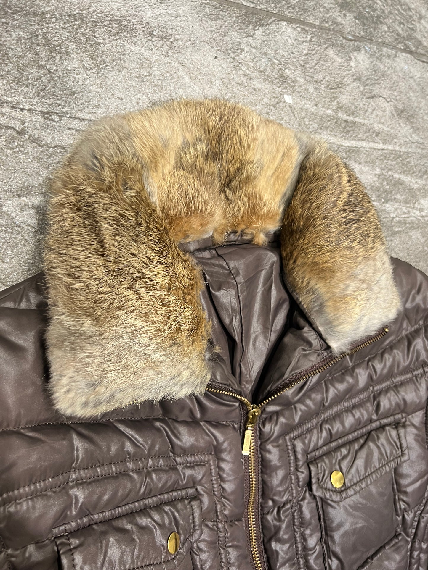 000’s Abahouse Fur Collar Puffer
