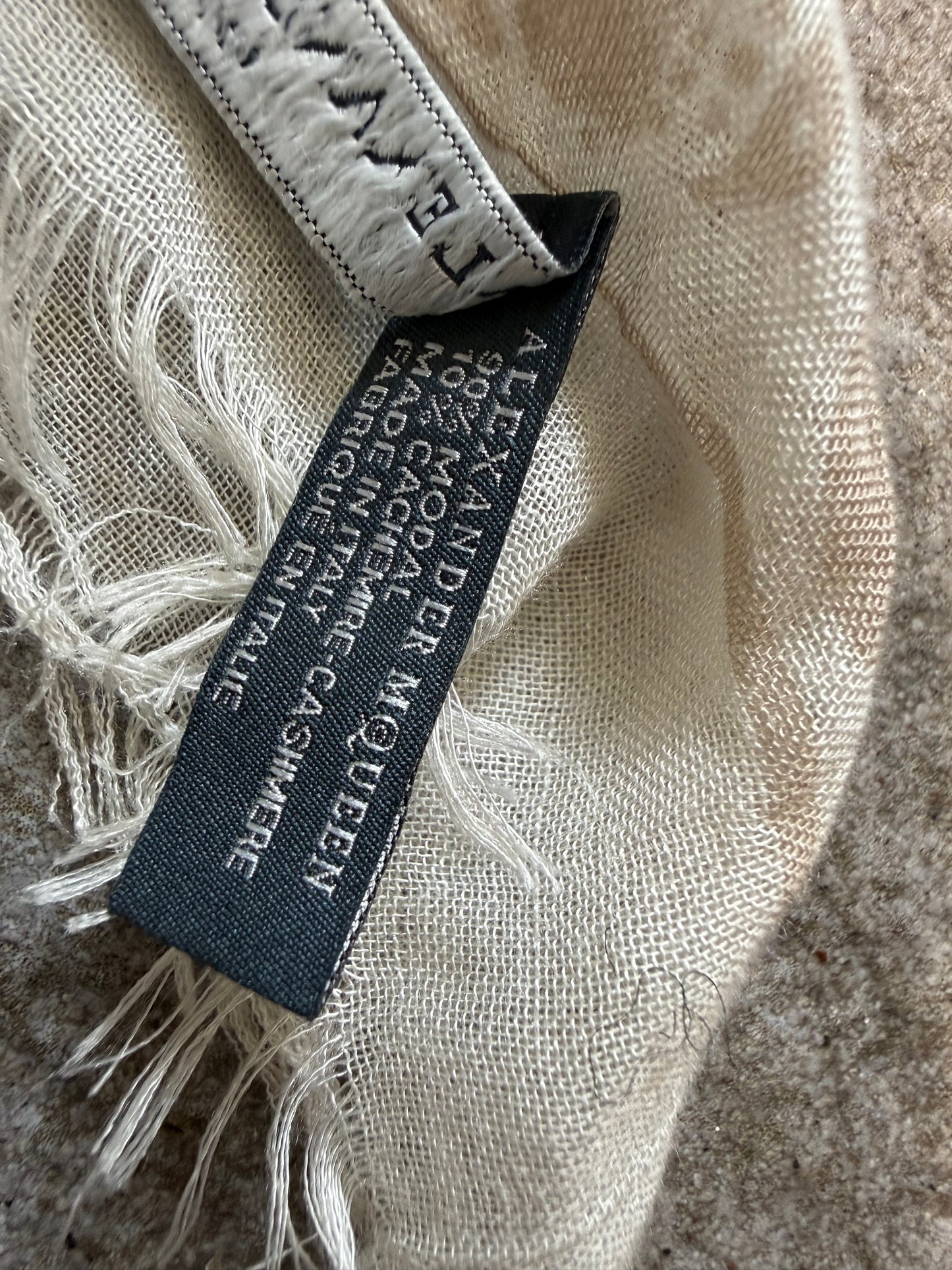 000’s Alexander McQueen Skull Scarf