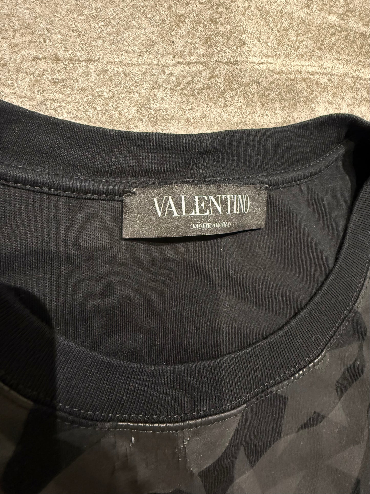 Valentino Garavani Studded Camo Stars Tee (L)