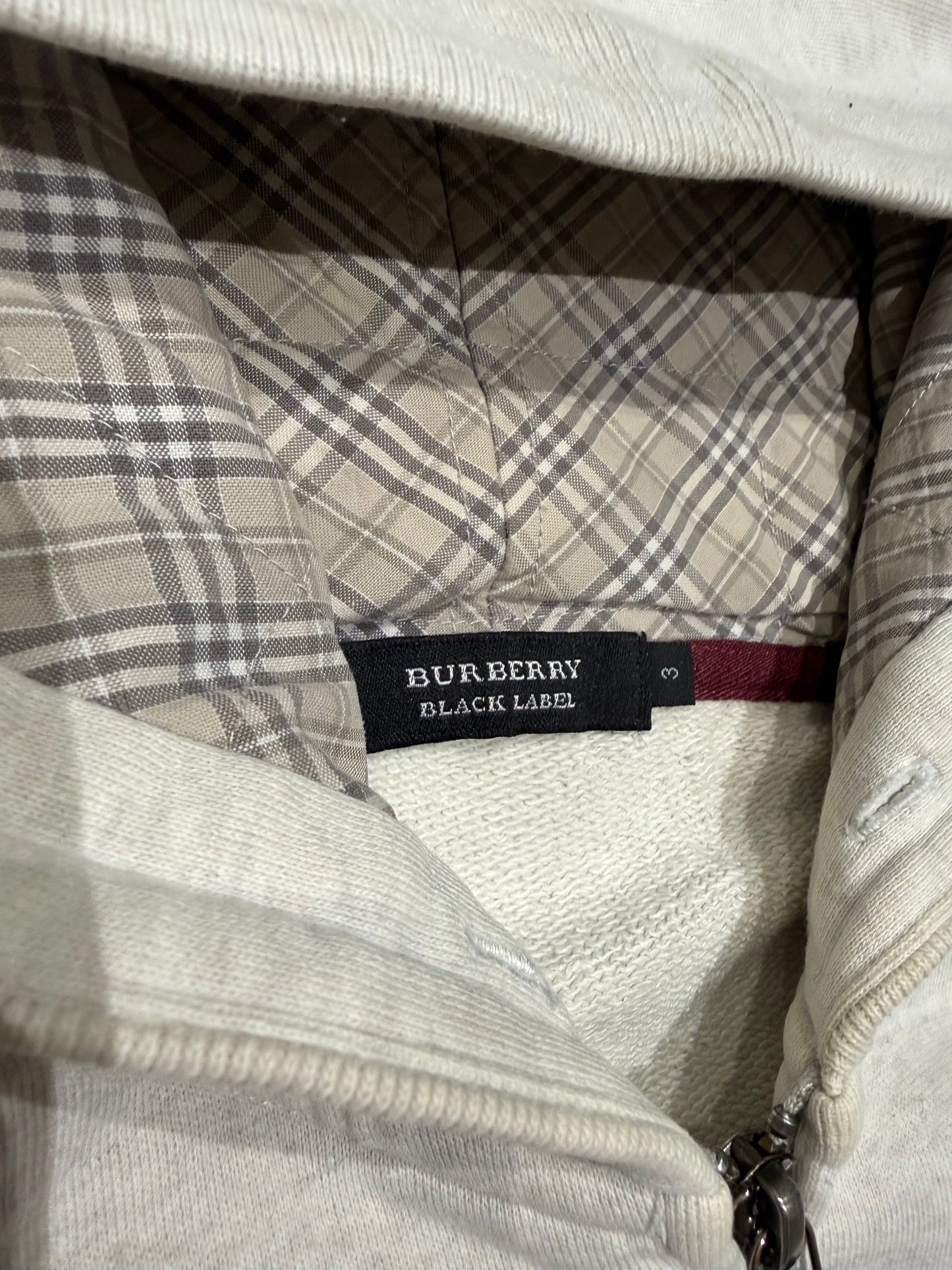 000’s Burberry Zip Up Hoodie (S)