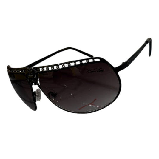 000’s Karl Kani Rhinestone Aviator Sunglasses