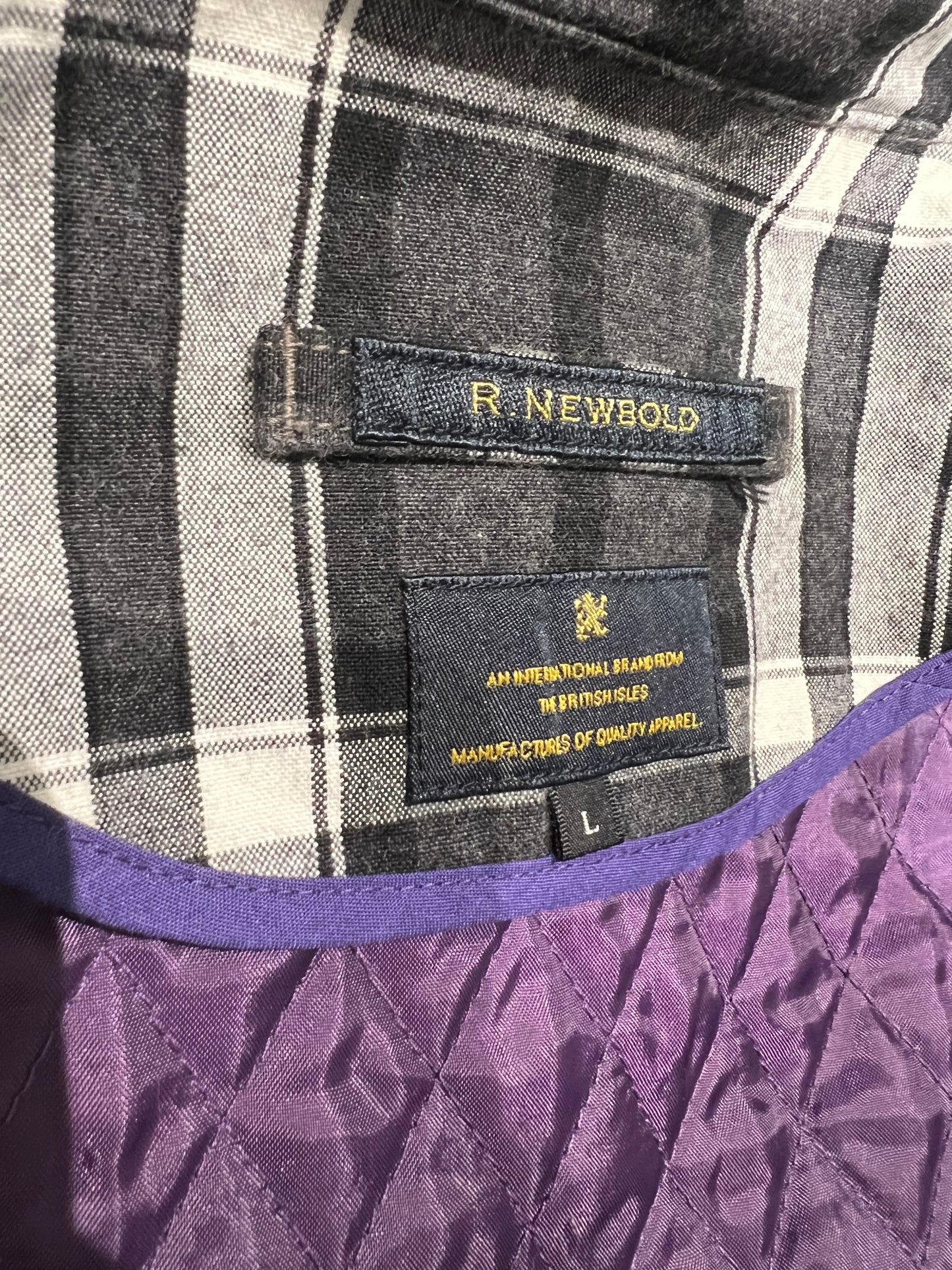 Vintage R.Newbold Checkered Jacket