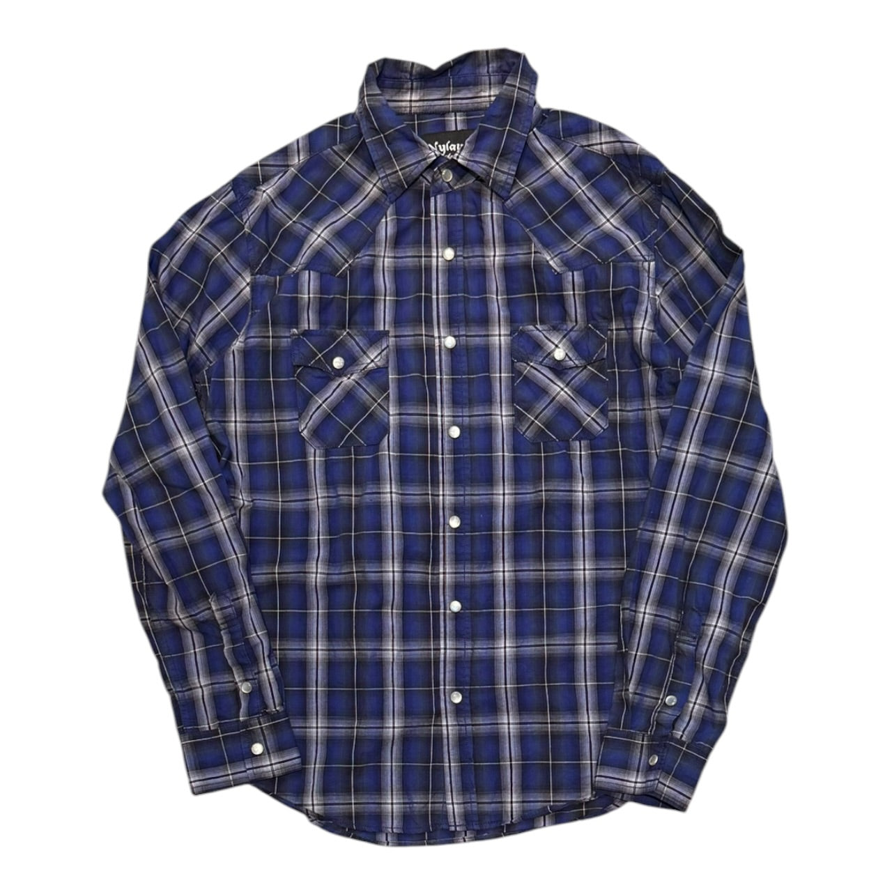 000’s Nylaus Plaid Flannel (M-L)