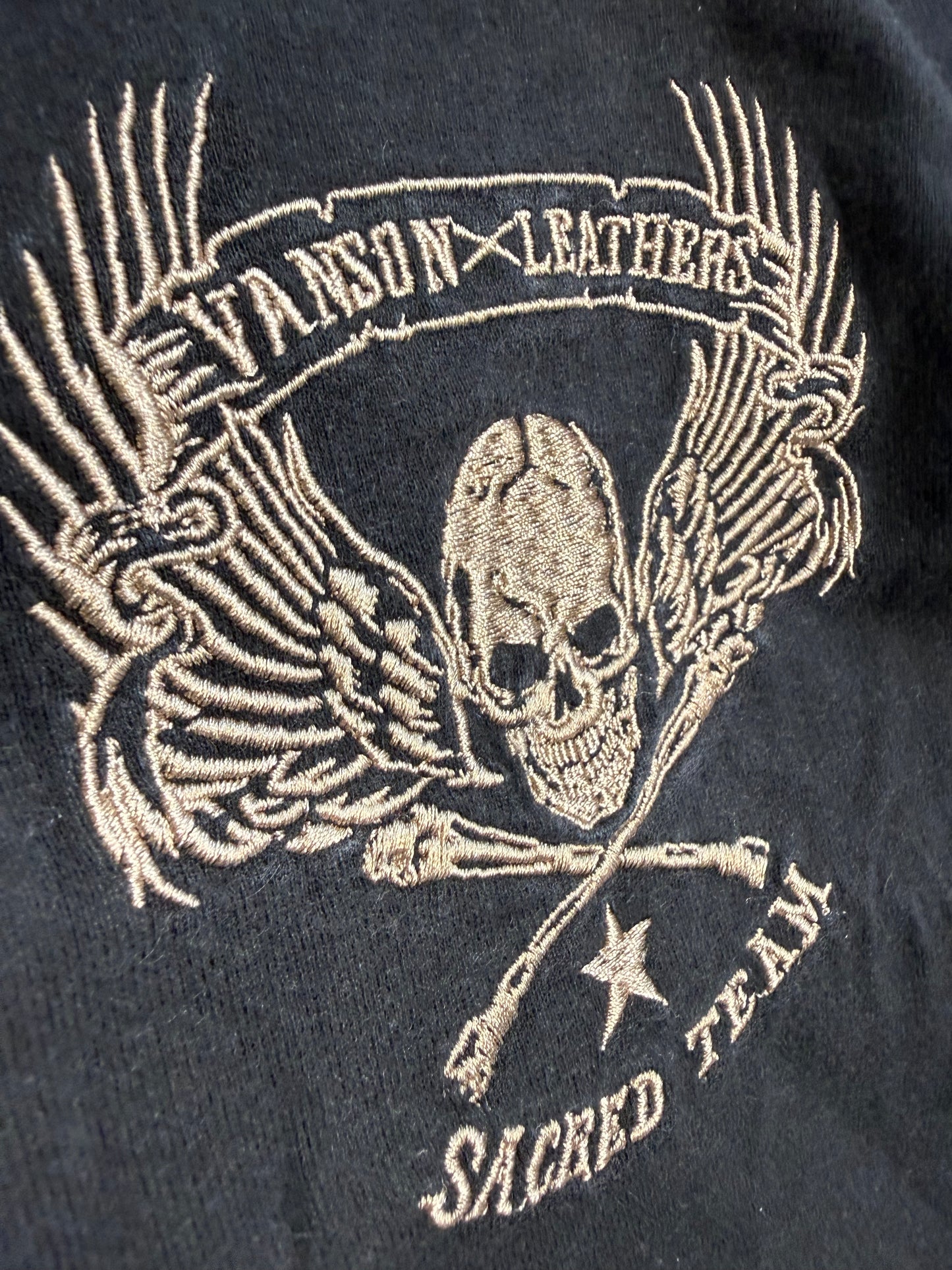 000’s Vanson Skull Longsleeve (S)