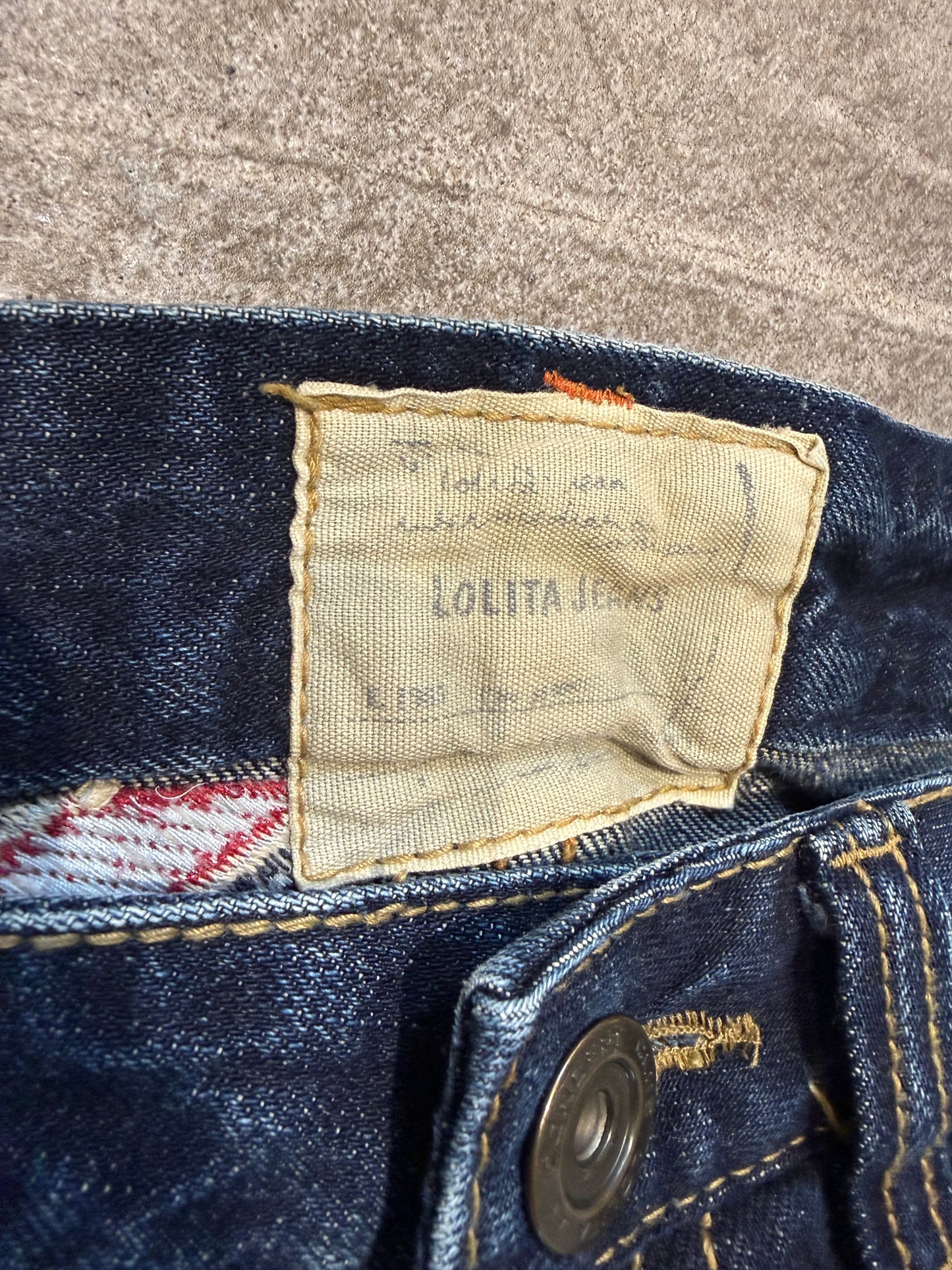 000’s Lolita Union Jack Jeans (28”)