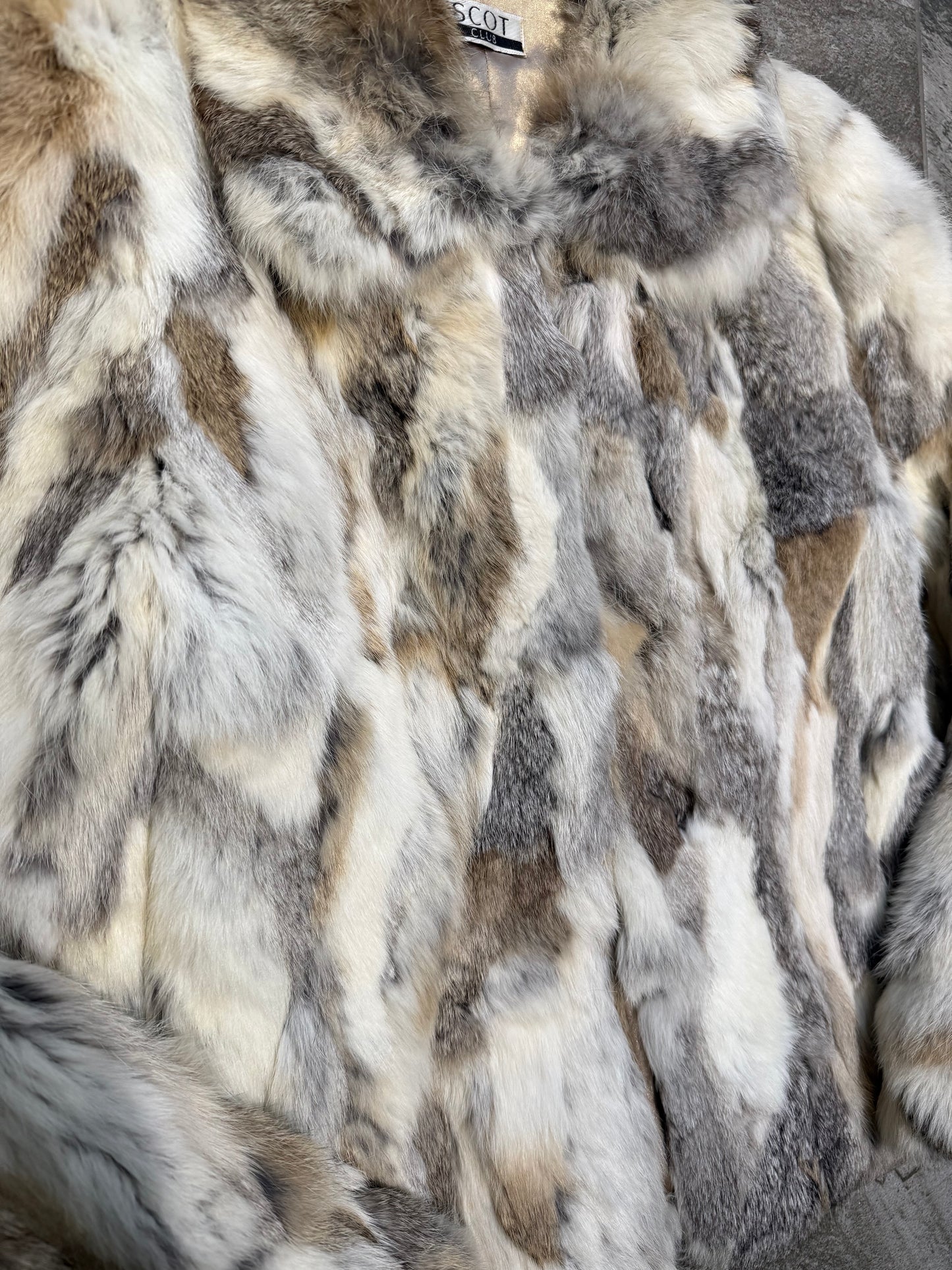 Vintage Scot Club Rabbit Fur Jacket (S-M)