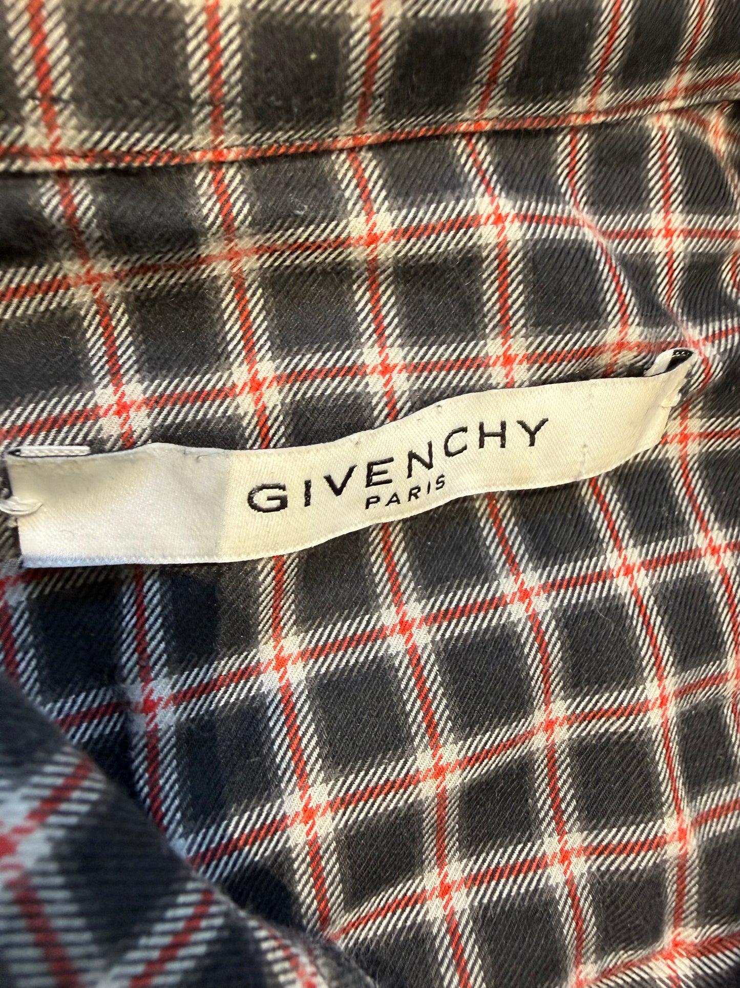 Givenchy Stars Plaid Flannel (S)
