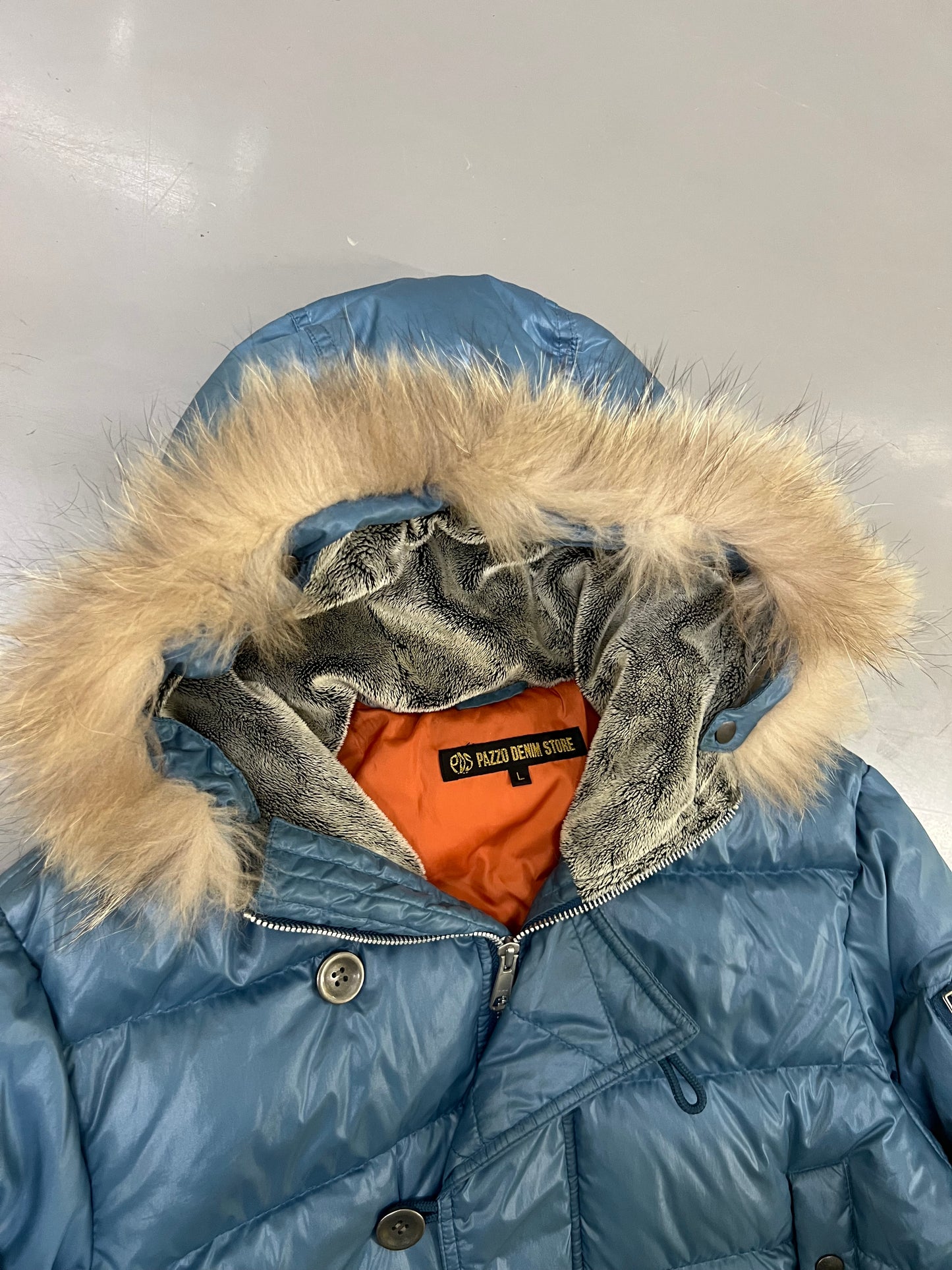 000’s Pazzo Fur Hood Puffer Jacket